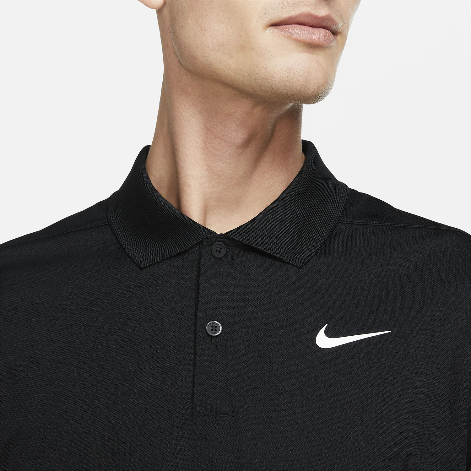 Nike Dri-FIT Classic Polo - Black/White