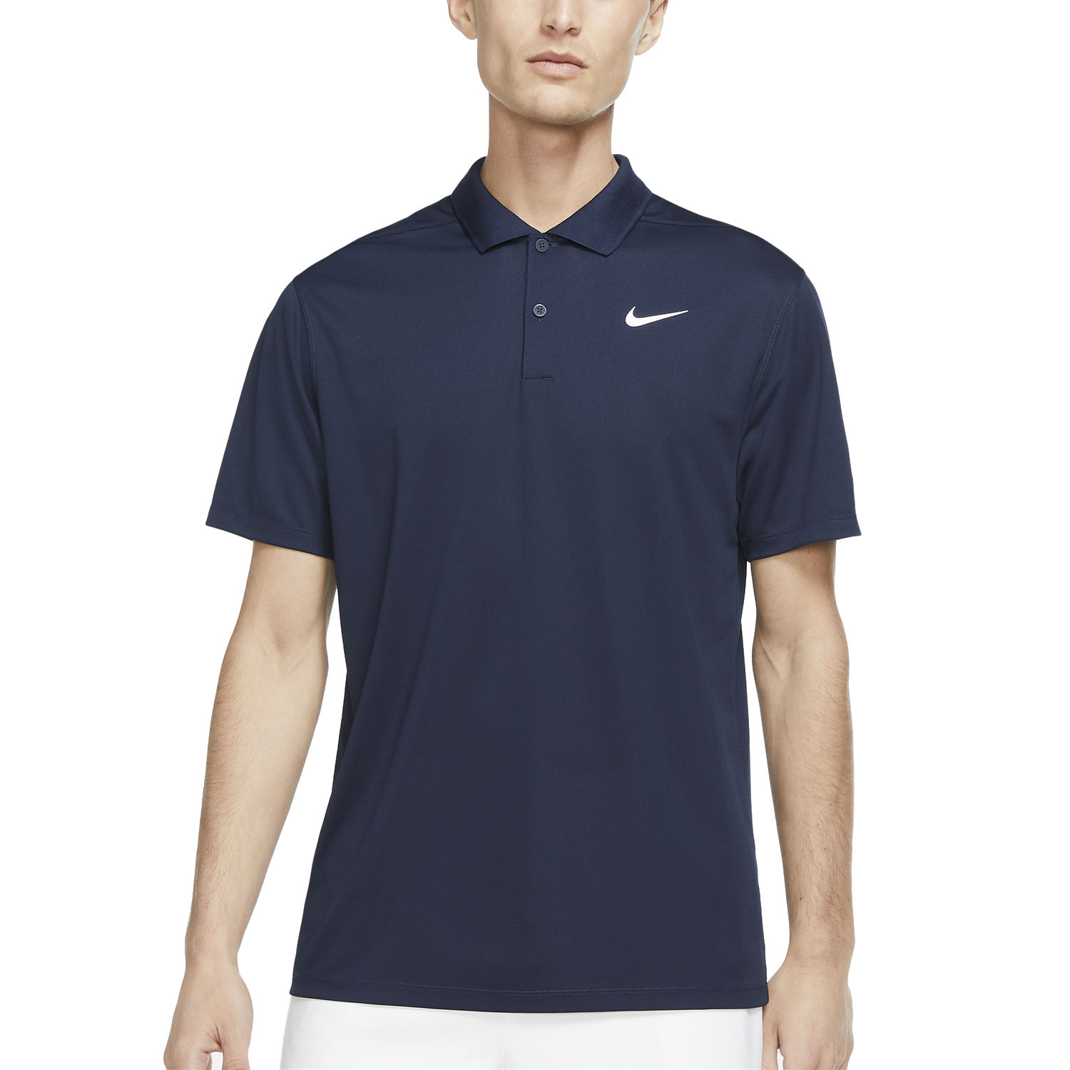 Nike Dri-FIT Classic Polo - Obsidian/White