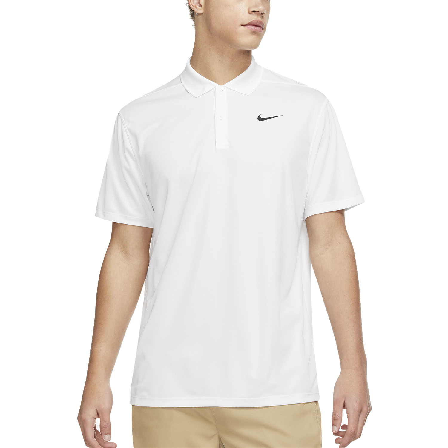 Nike Dri-FIT Classic Polo - White/Black