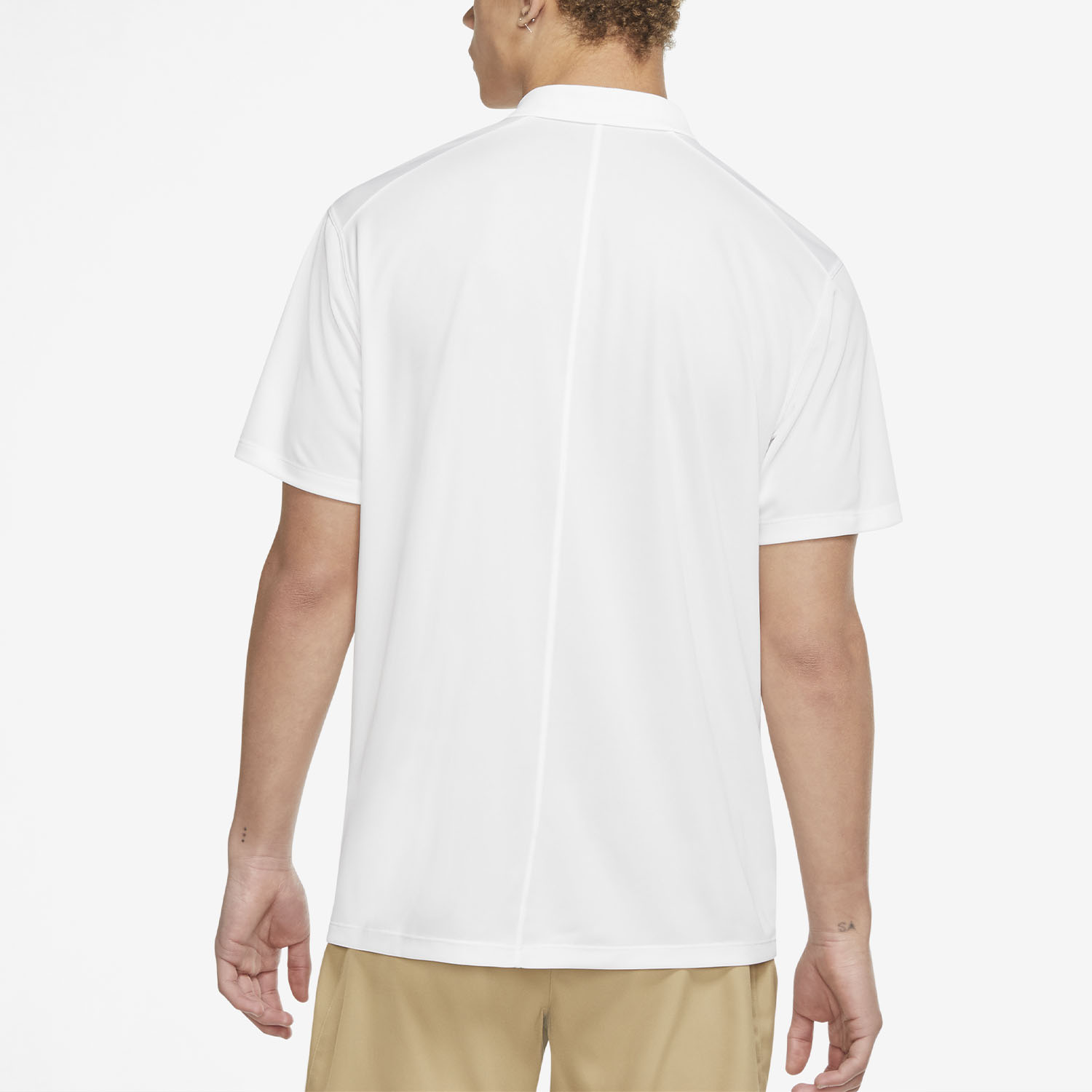 Nike Dri-FIT Classic Men's Tennis Polo - White/Black