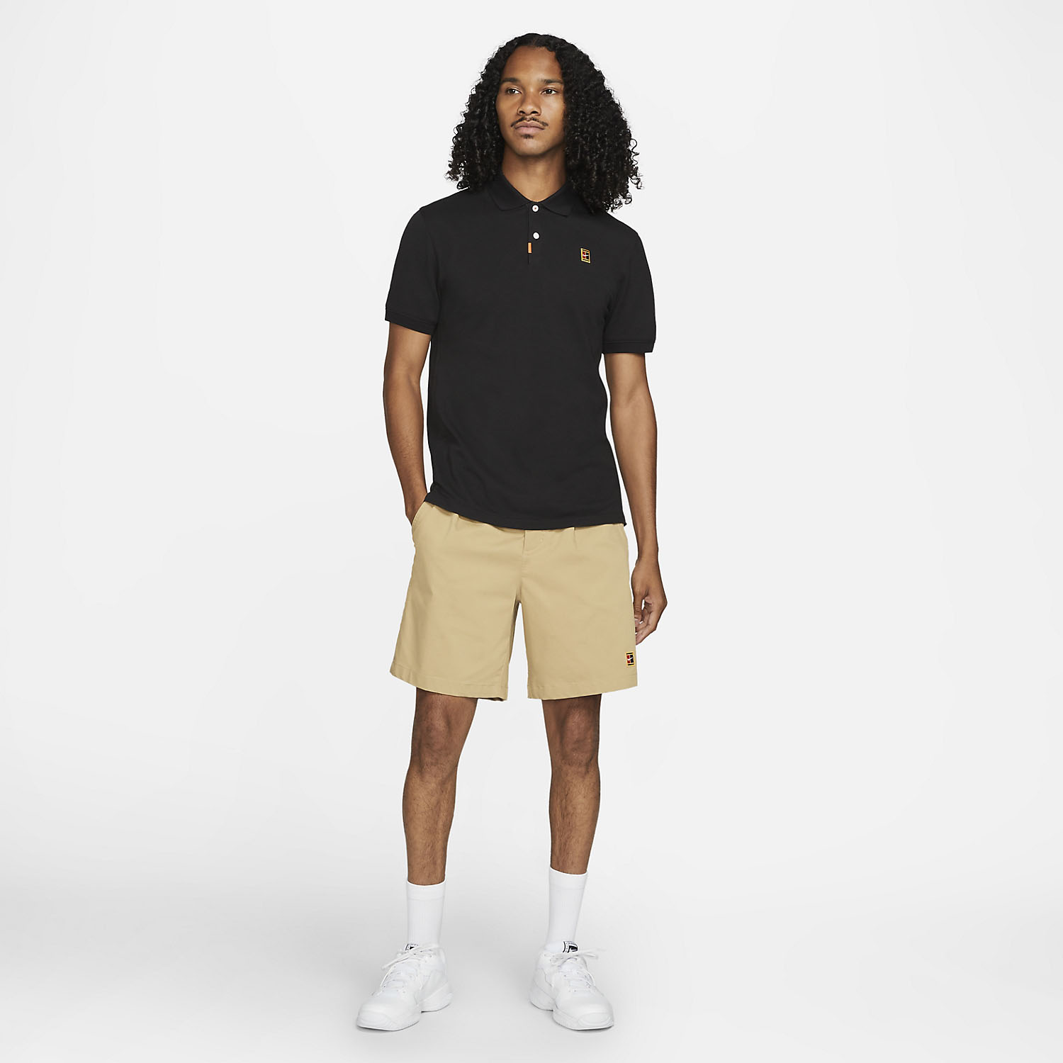 Nike Dri-FIT Heritage Polo - Black