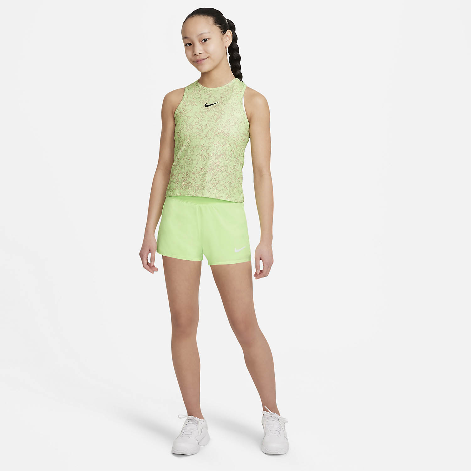 Tennis Shorts Lime Green Shorts Womens Nike Court Dri-FIT