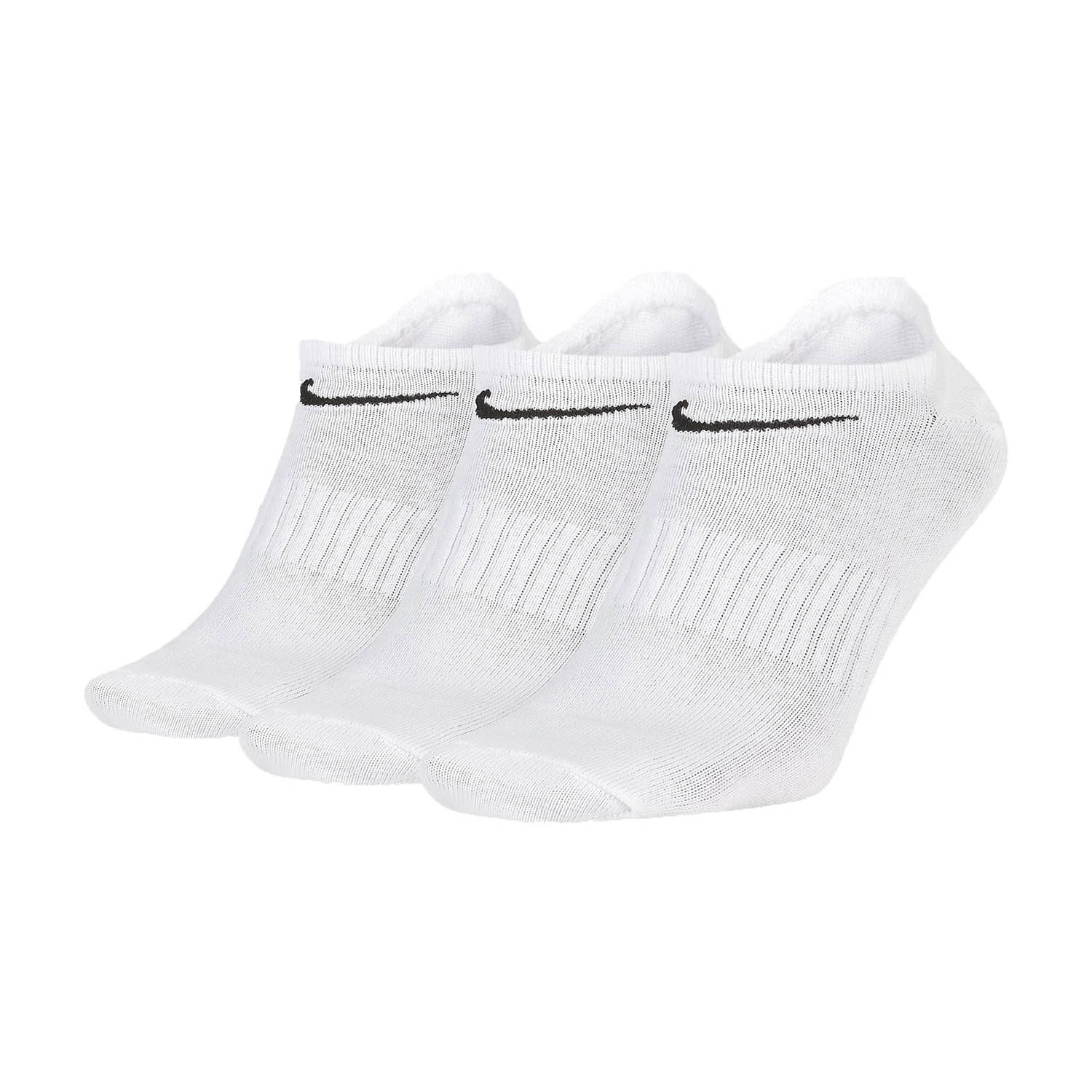 Nike Everyday Lightweight x 3 Socks - White/Black