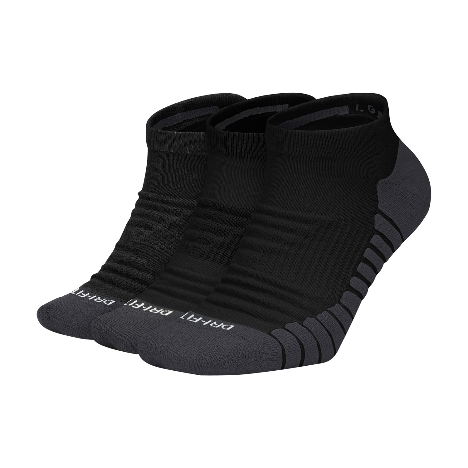 nike black cushioned socks