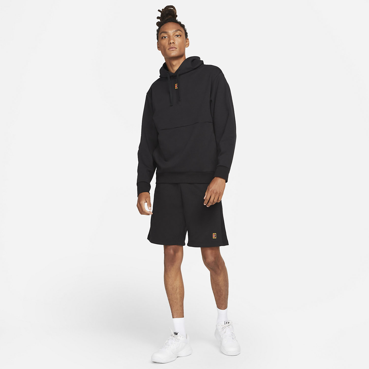 Nike Heritage Court Men's Tennis Hoodie - Black