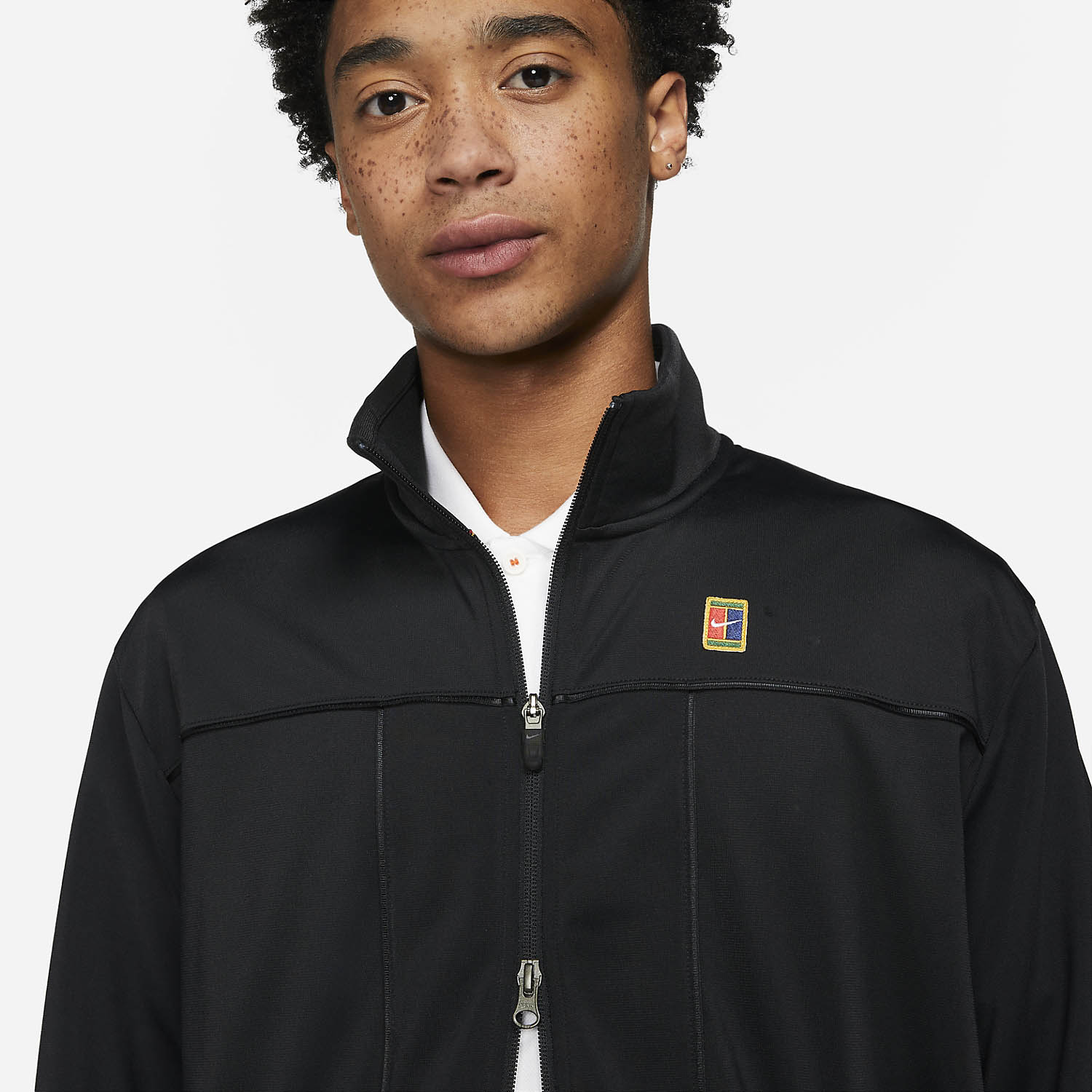 Nike Heritage Men's Tennis Jacket - Black