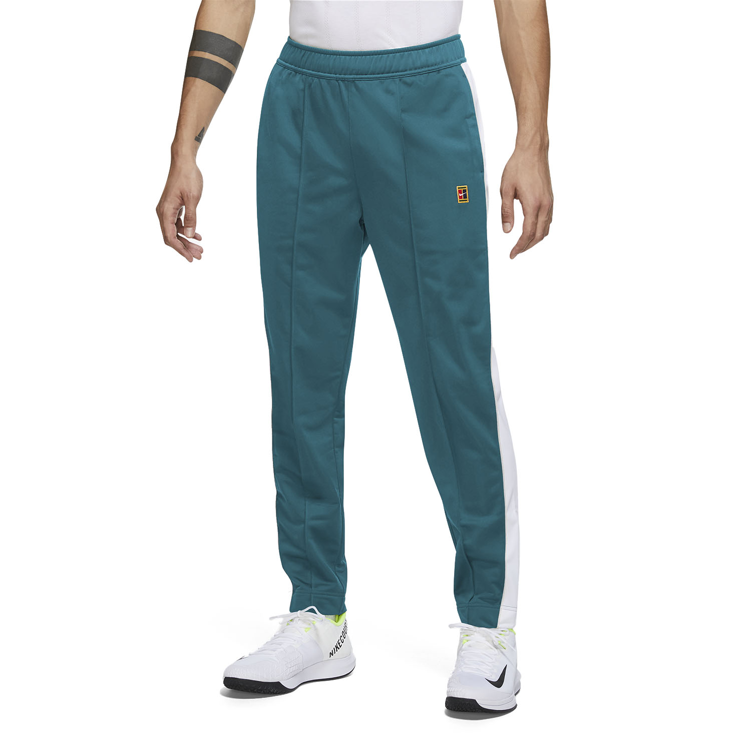 Nike Heritage Men s Tennis Pants Bright Spruce White