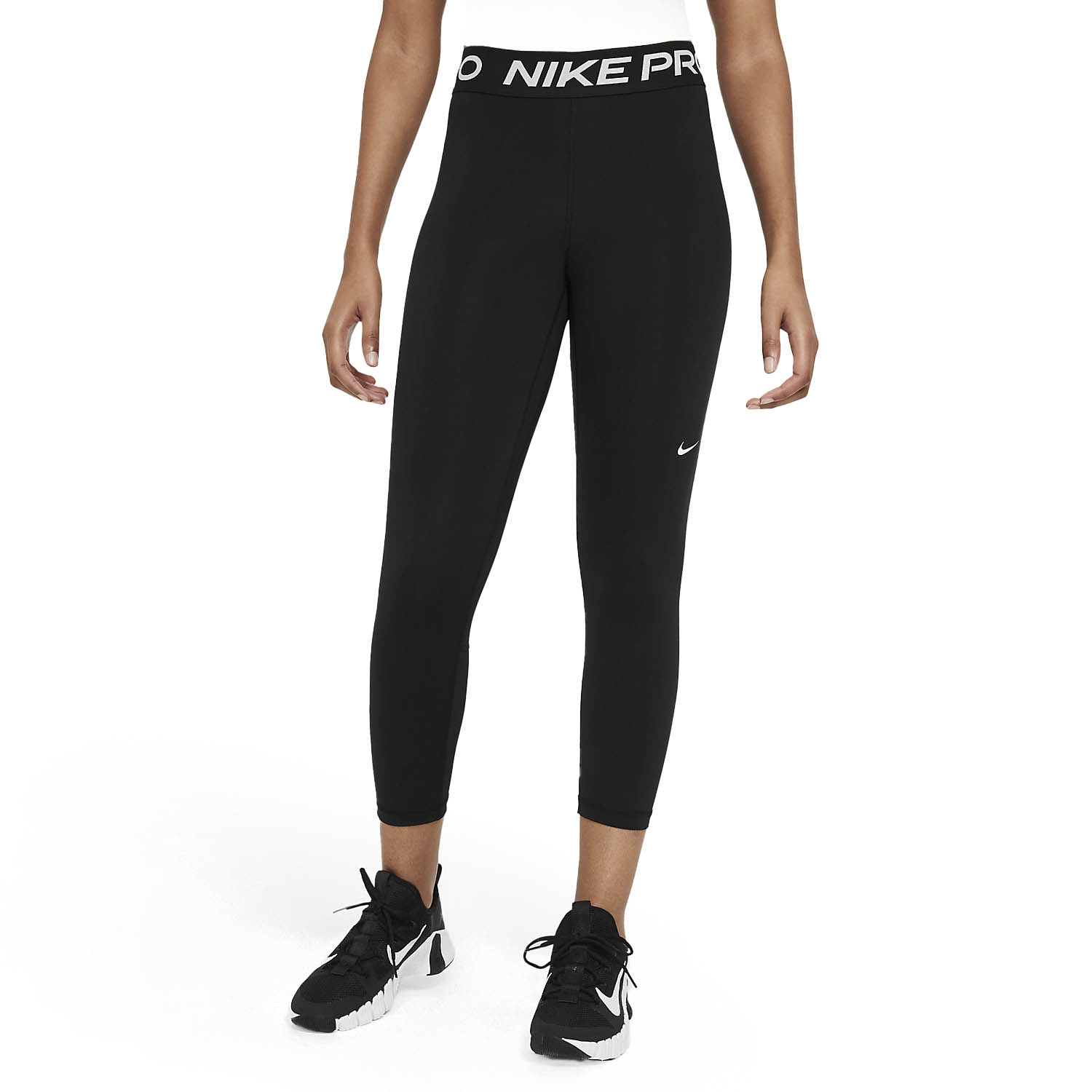 Nike Pro 365 Logo Women s Tennis Tights Black White