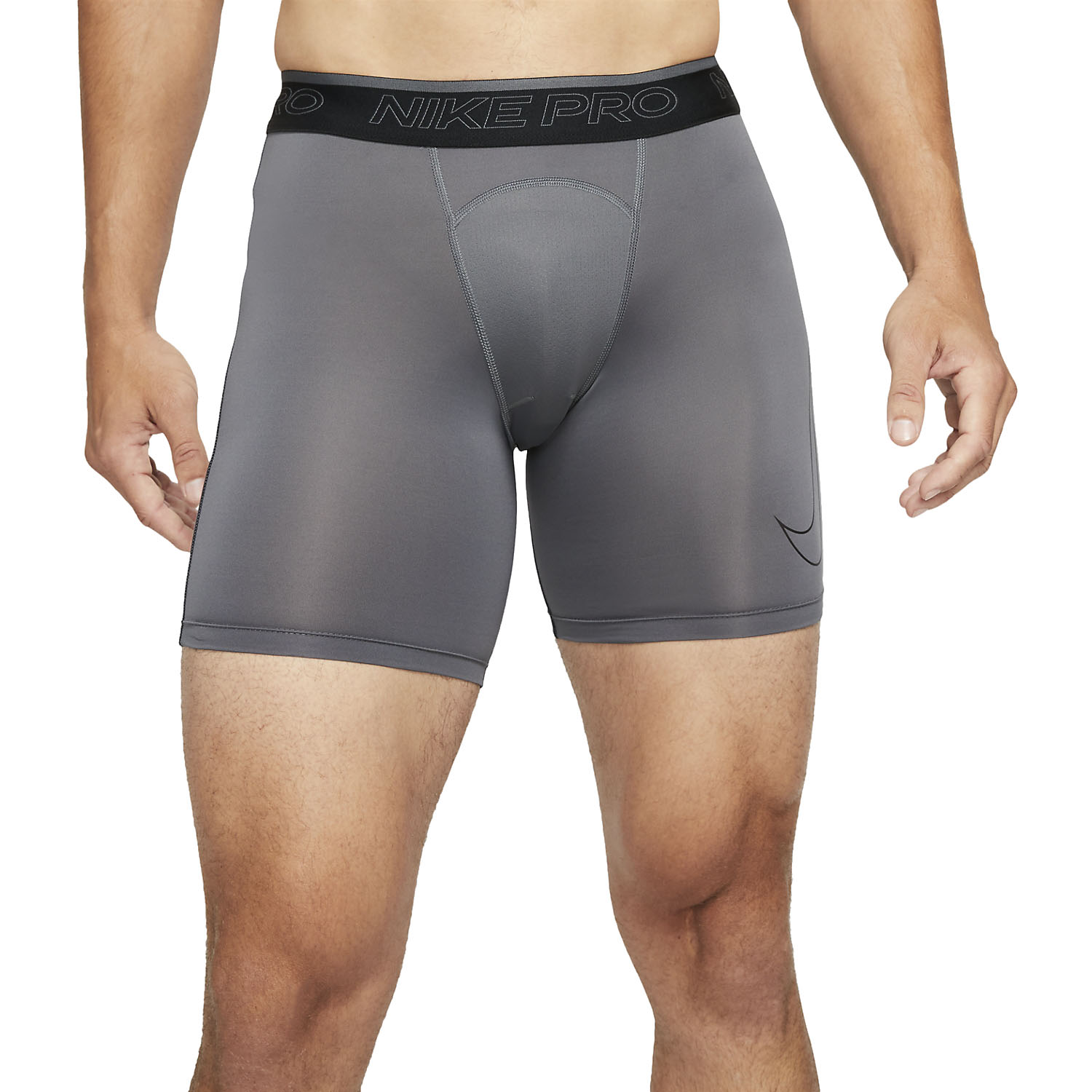 Nike Pro Dri FIT Mallas de Tennis Hombre Iron Grey Black