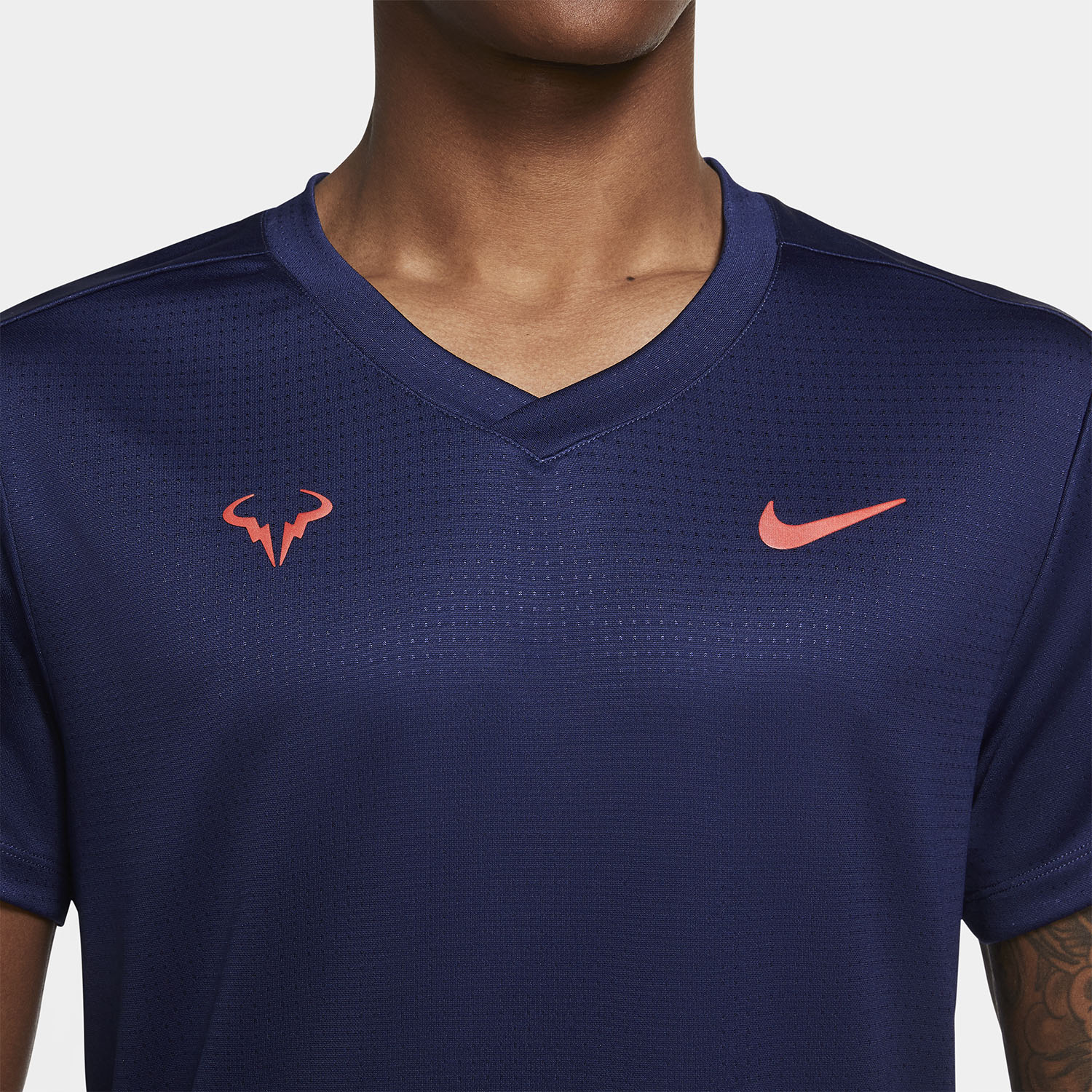 Nike Rafa Challenger Men's Tennis T-Shirt - Binary Blue