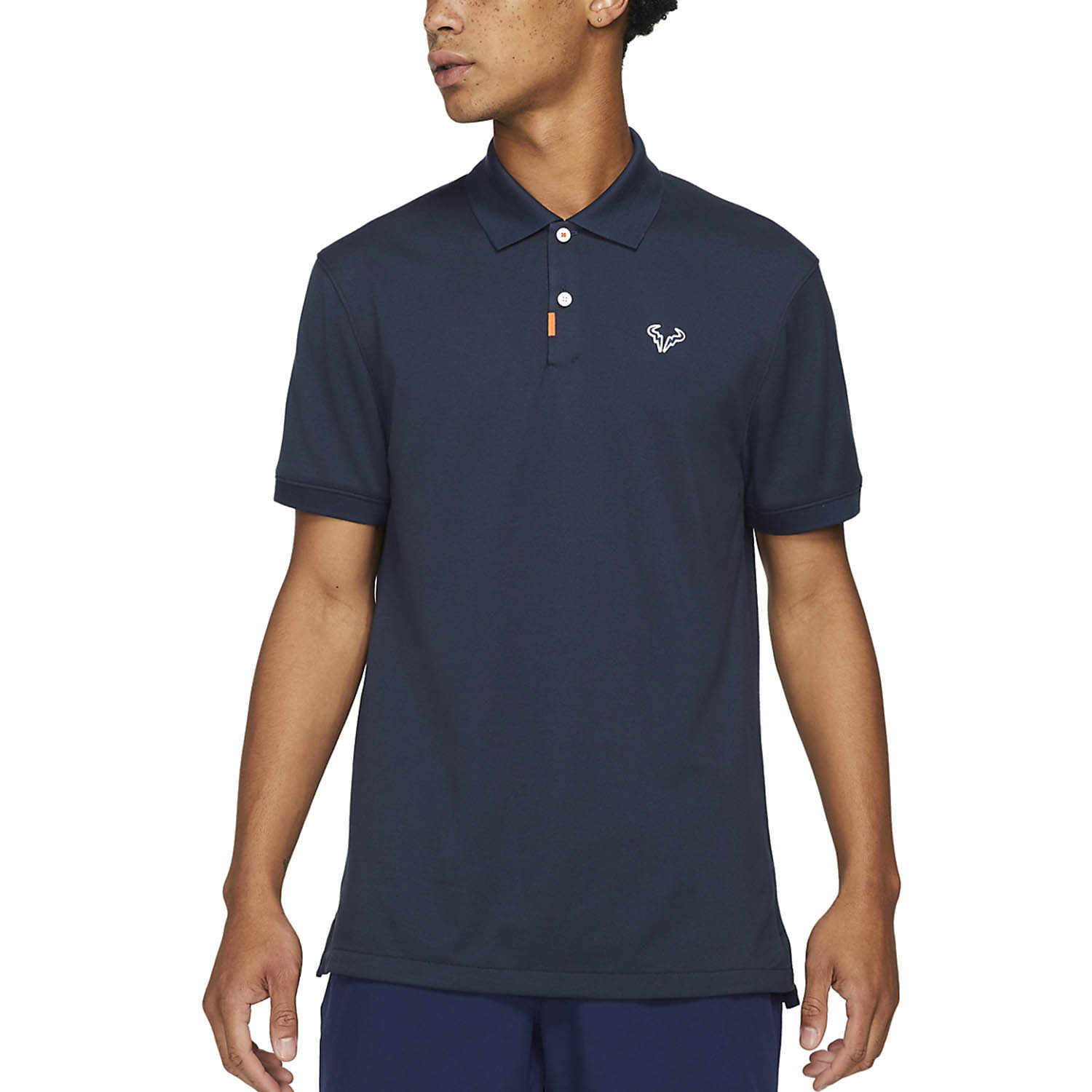 Nike Rafa Slim 2.0 Polo de Tenis Hombre - Obsidian/White