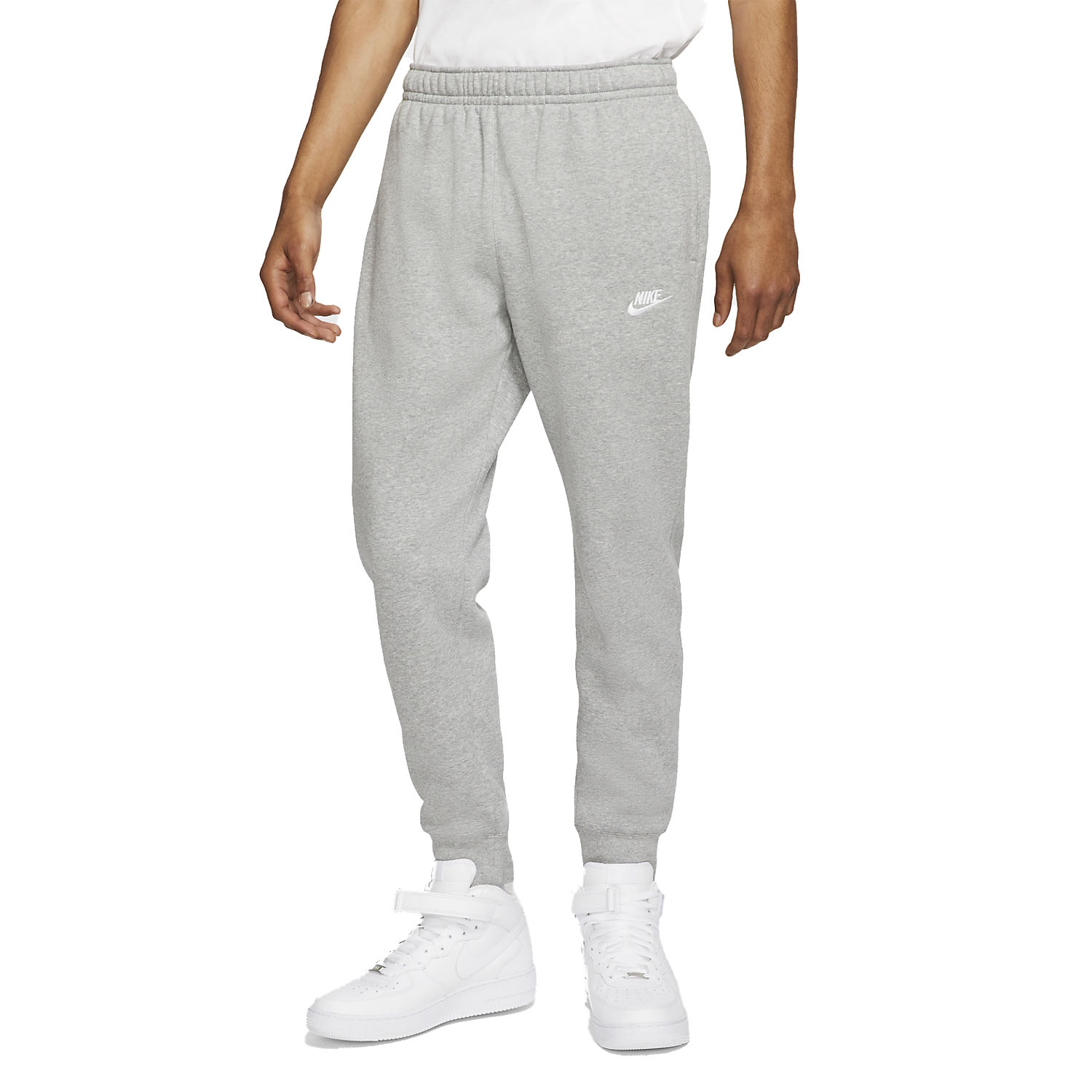 Presta atención a Oficial Masaccio Nike Sportswear Club Pantalones de Tenis Hombre - Dark Grey