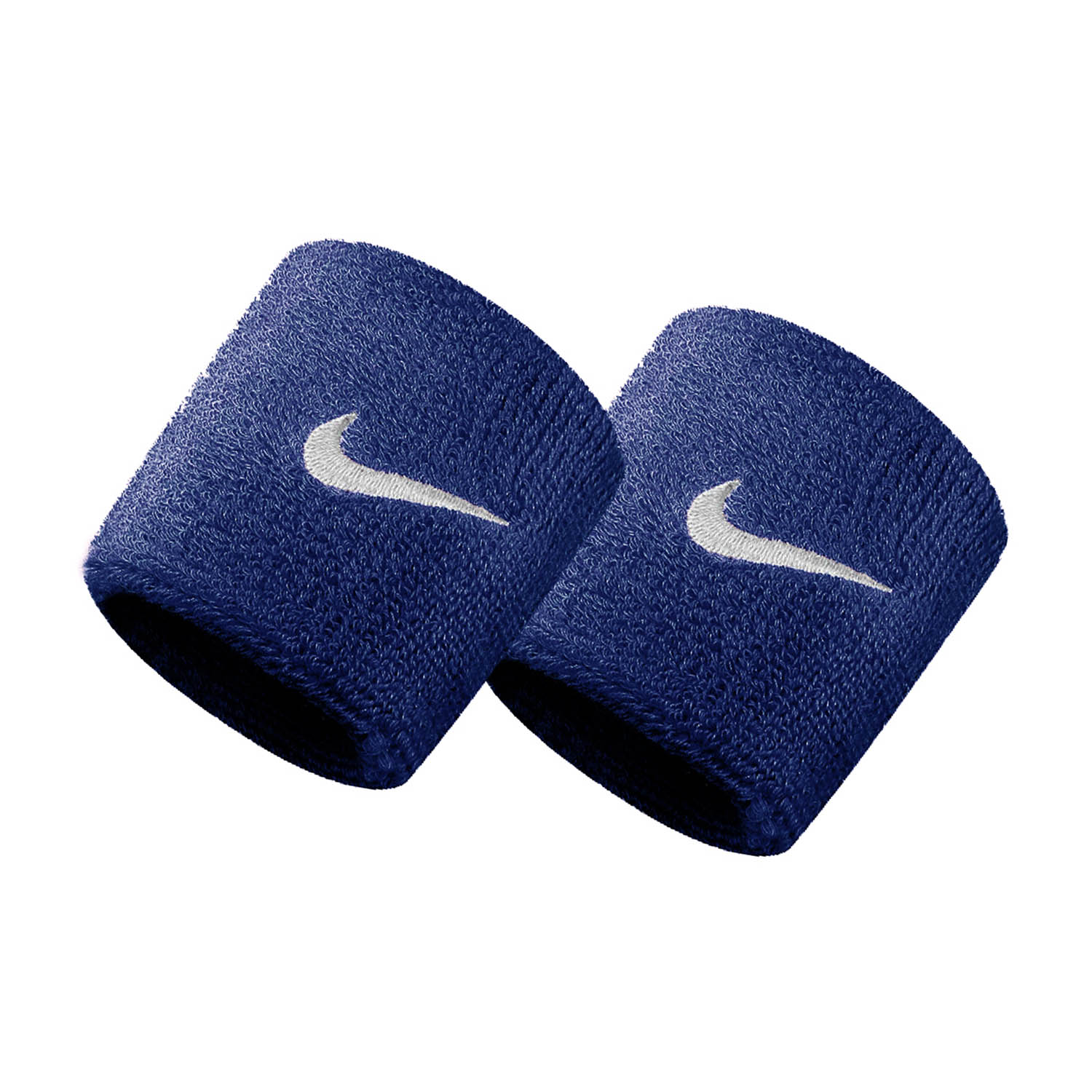 Nike Swoosh Muñequeras Cortas - Royal/White