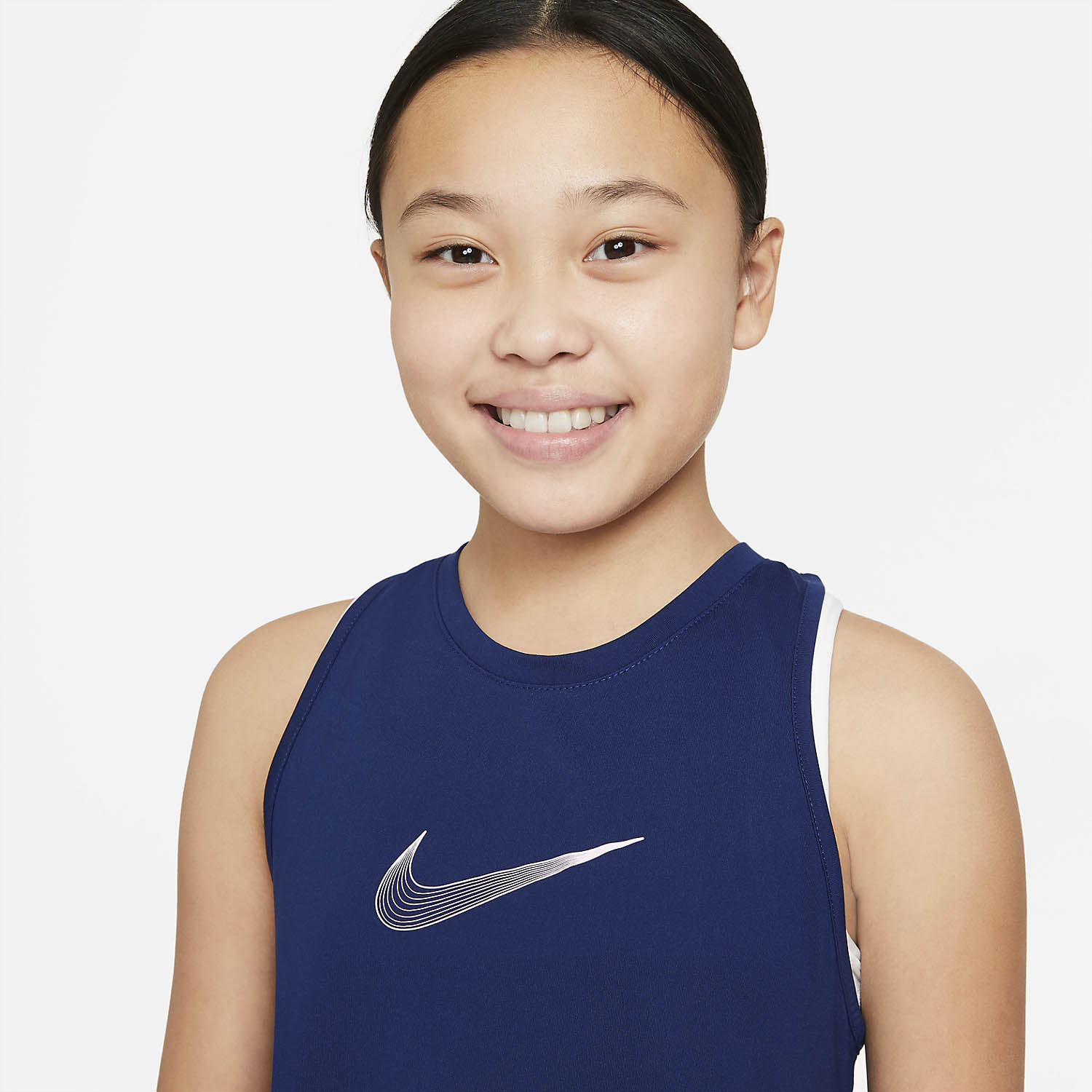 Nike Trophy Girl s Tennis Tank Blue Void Arctic Punch