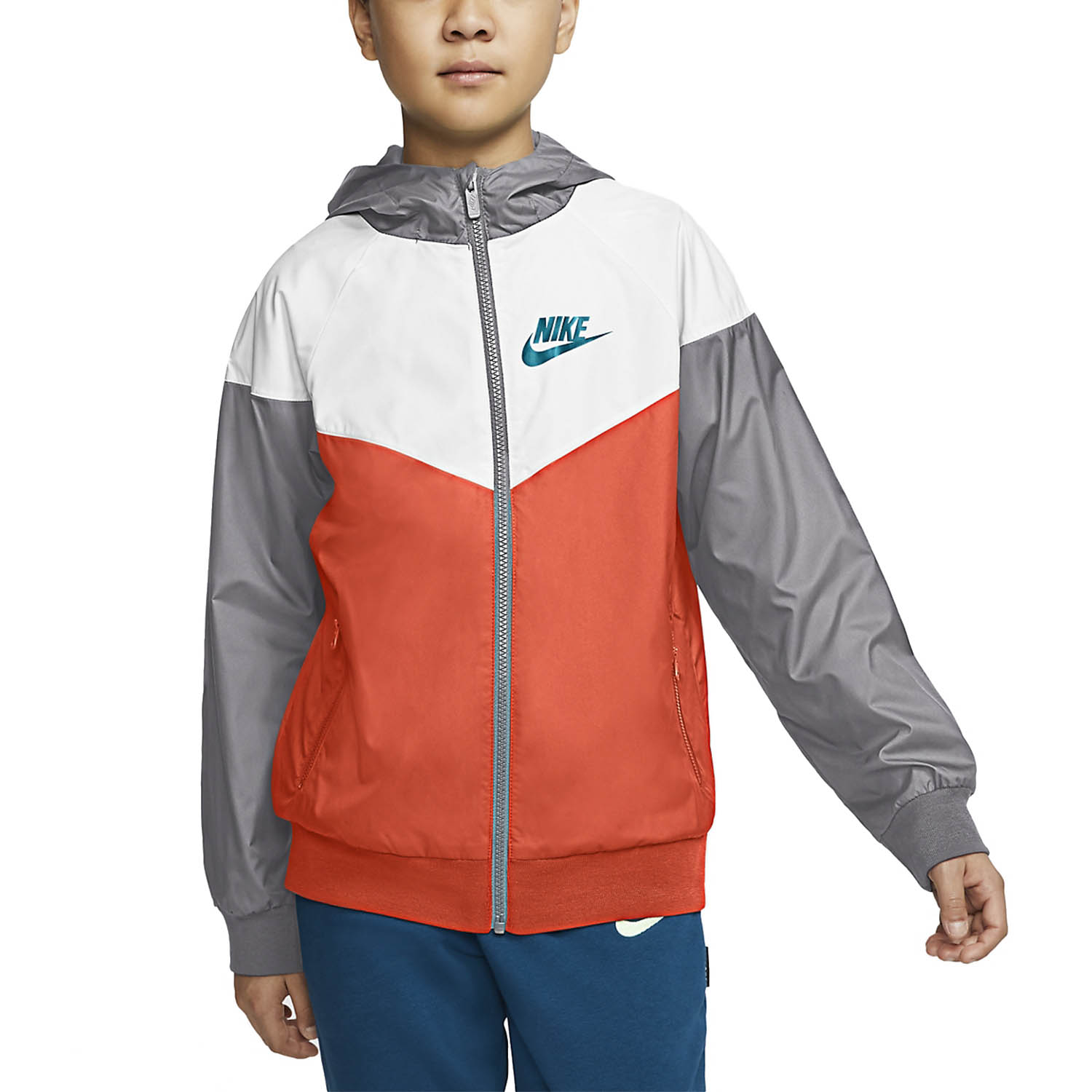 nike windrunner grey
