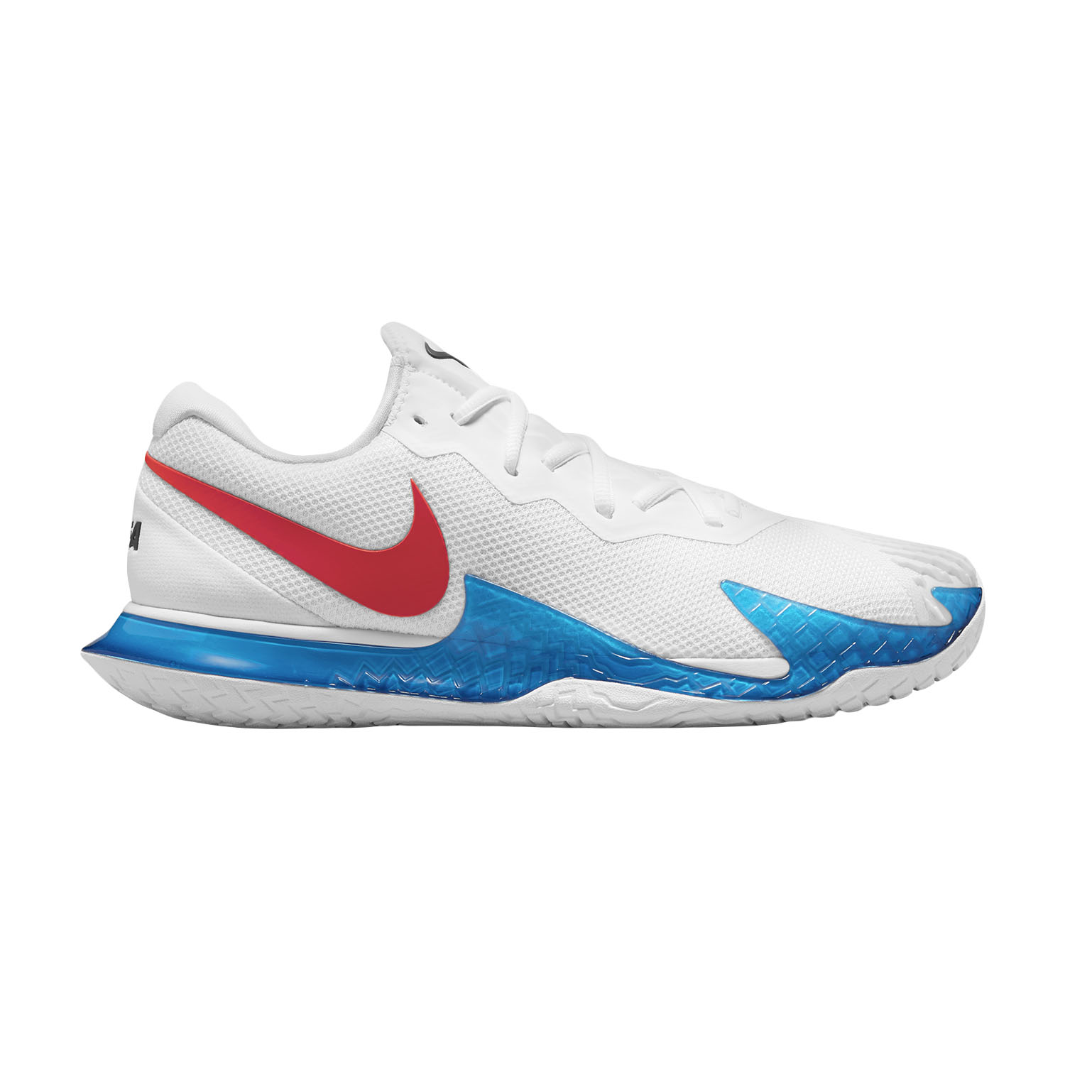 Nike Zoom Vapor Cage 4 HC Rafa Men's Tennis Shoes - White Nike Zoom Vapor Cage 4 HC Rafa Men's Tennis Shoes - White