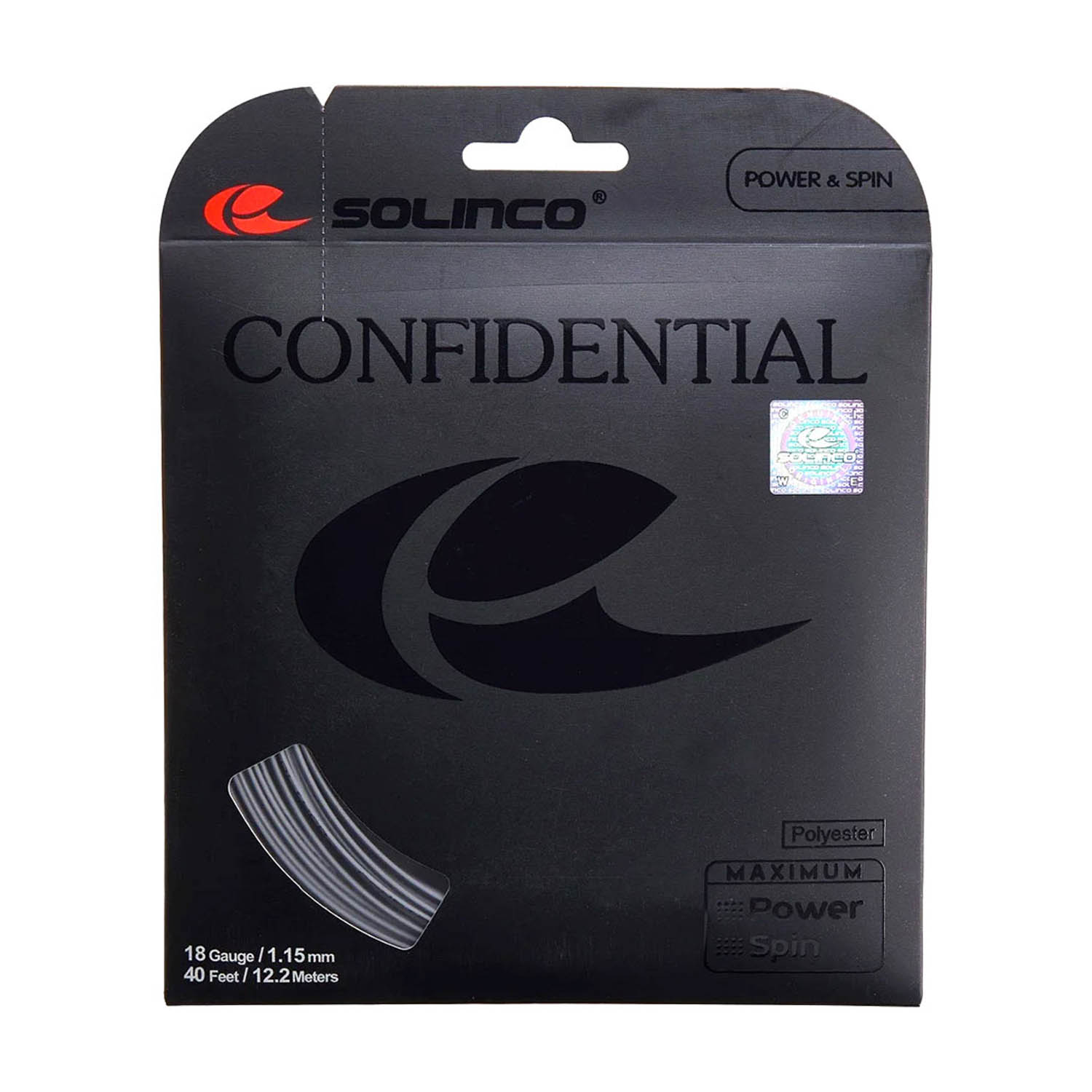 Solinco Confidential 1.15 Set 12 m - Grey