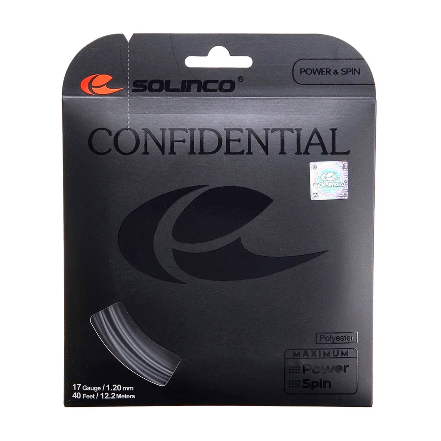 Solinco Confidential 1.20 Set 12 m - Grey