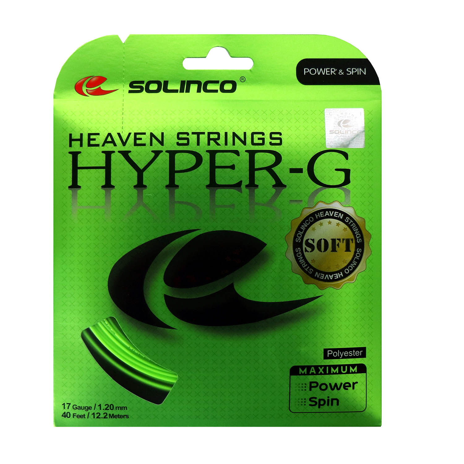 Solinco Hyper G Soft 1.20 Set 12 m - Green