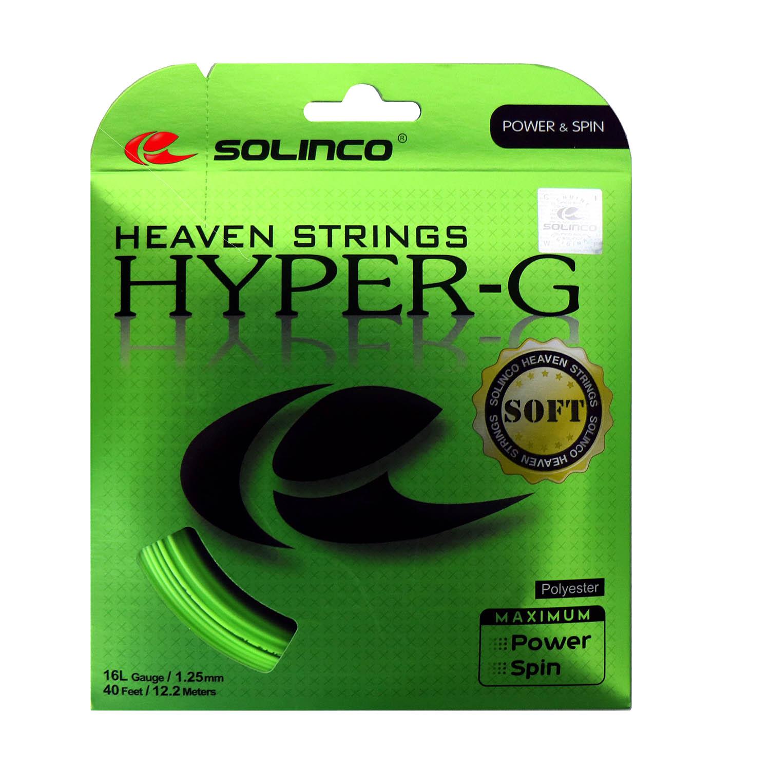 Solinco Hyper Soft G 1.25 Set 12 m - Green