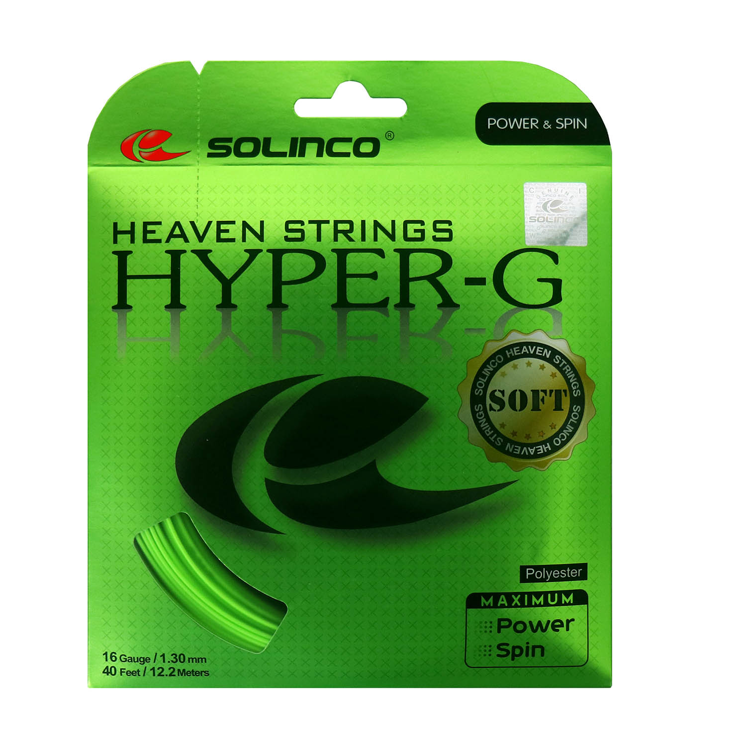 Solinco Hyper Soft G 1.30 Set 12 m - Green