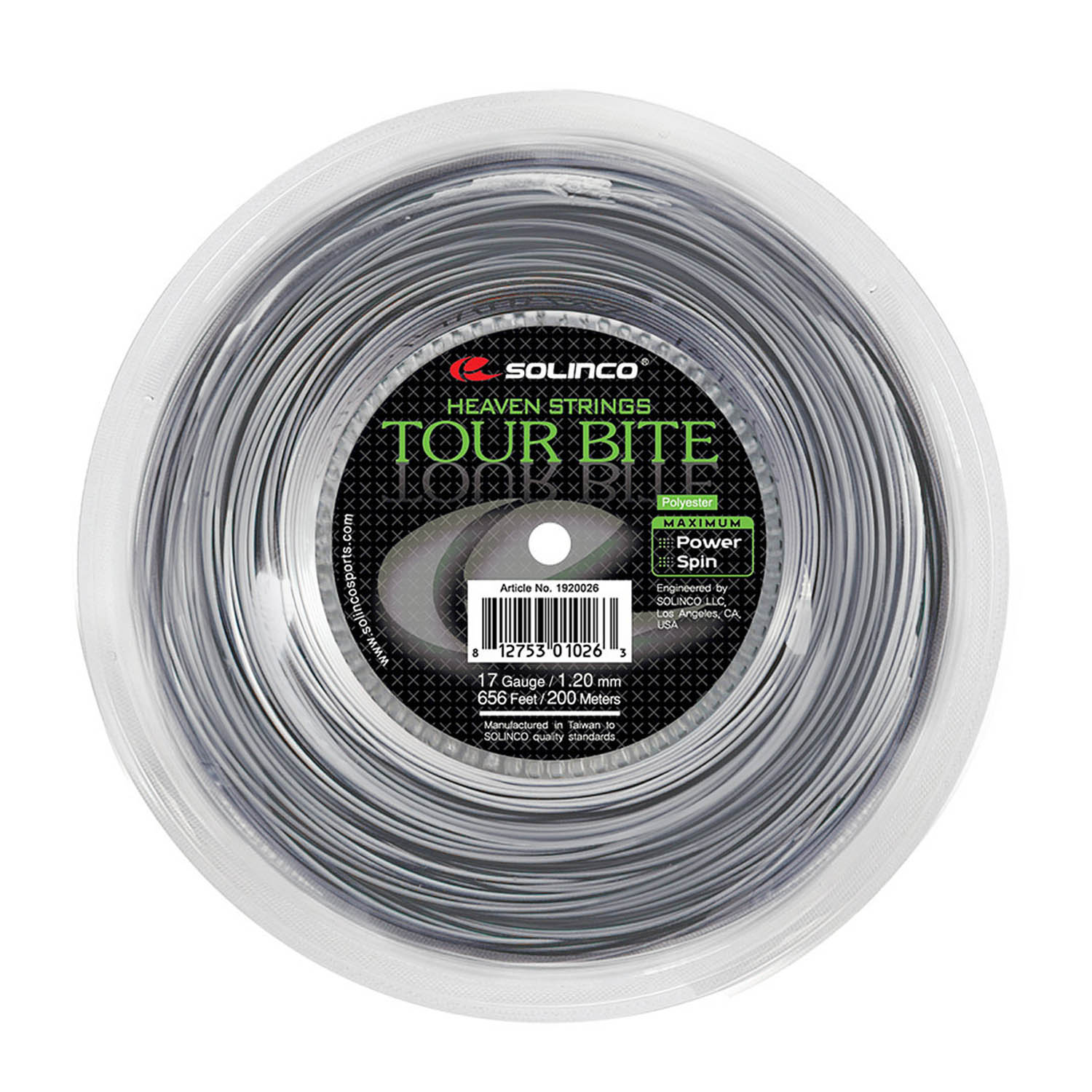 Solinco Tour Bite 1.20 200 m Reel - Grey