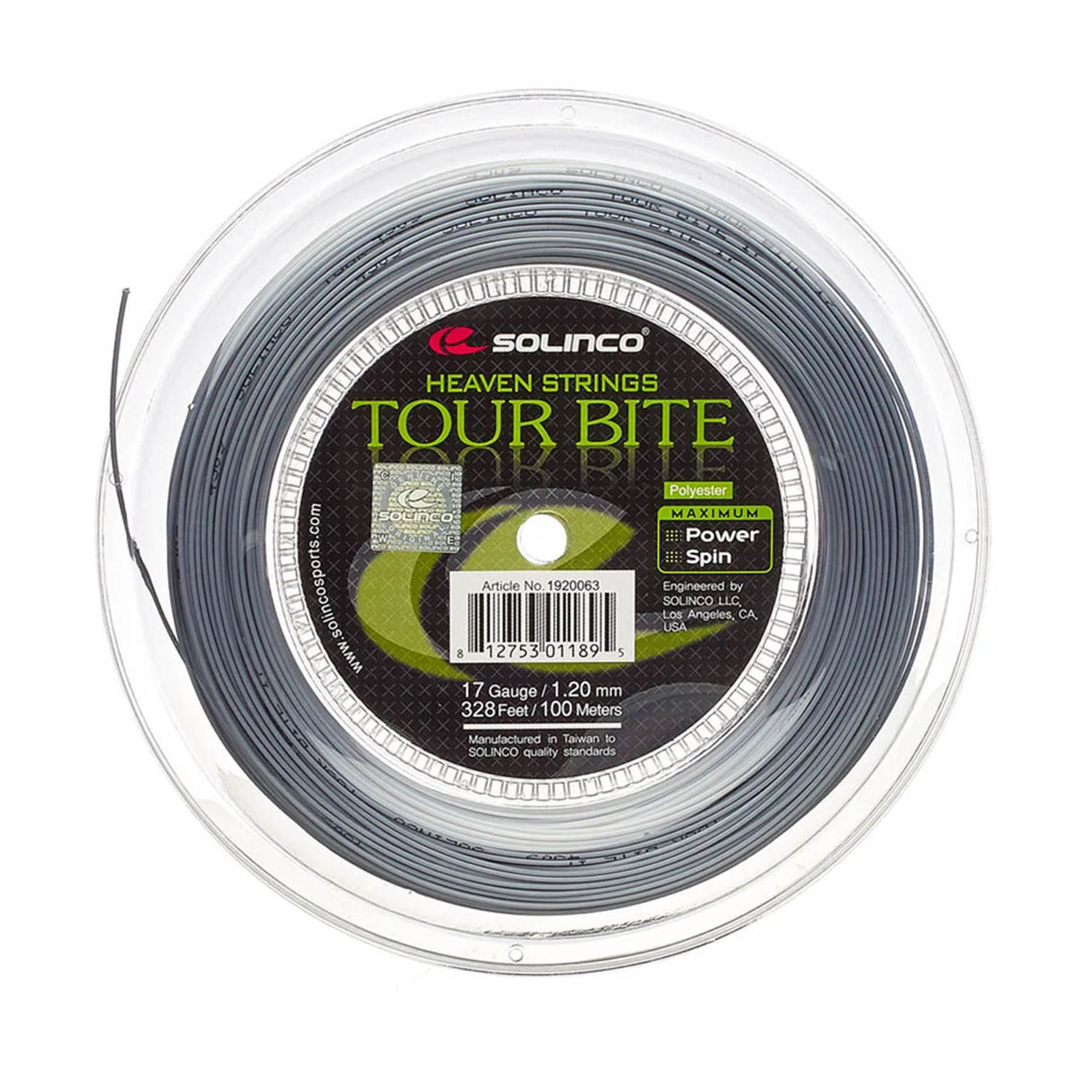 Solinco Tour Bite Mini 1.20 Matassa da 100 m - Grey