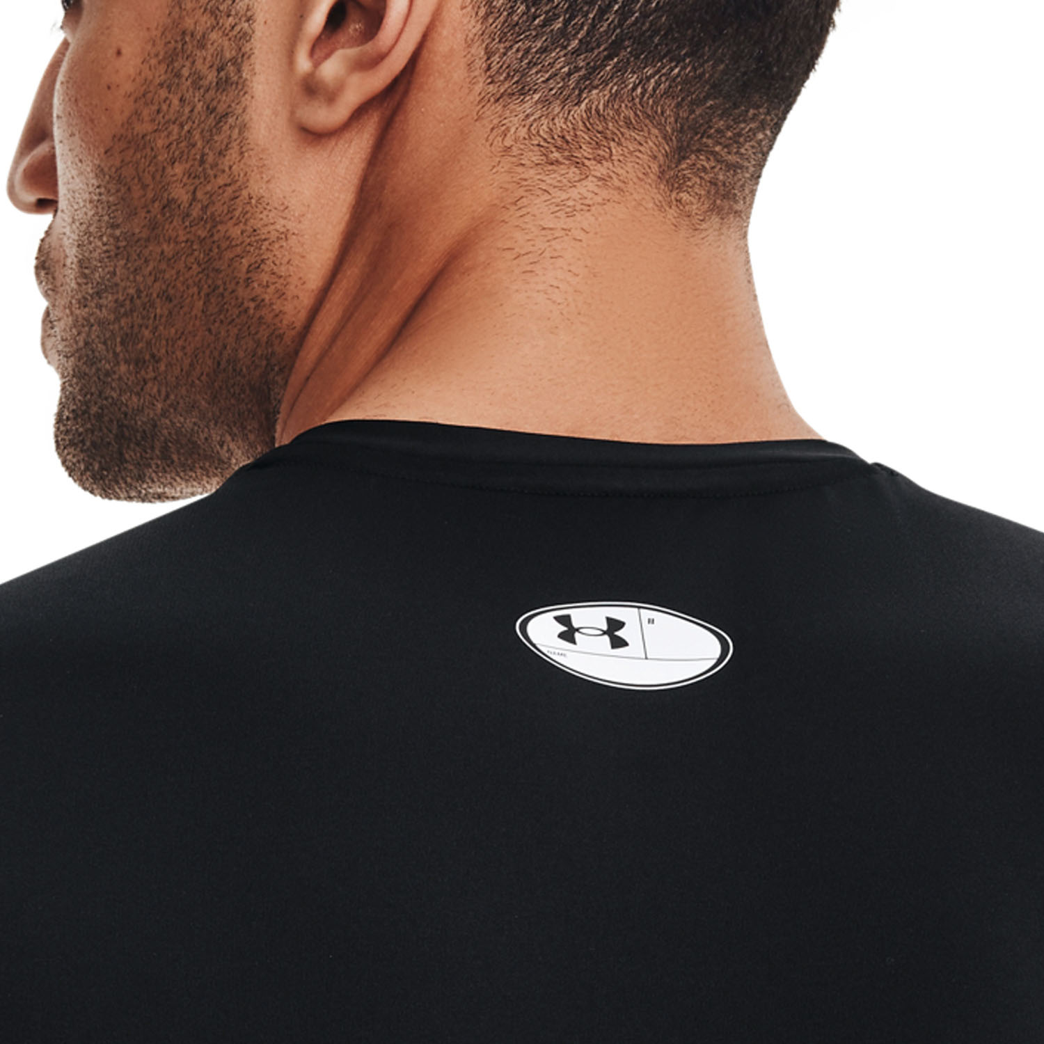 Under Armour HeatGear Compression Tank - Black/White