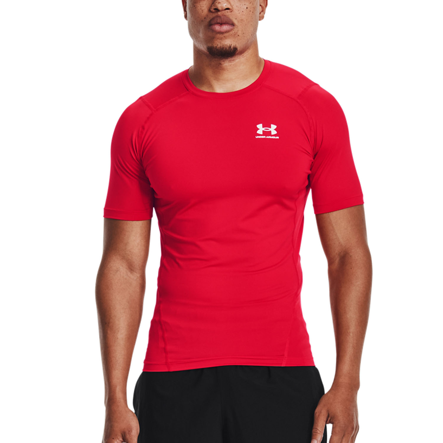 Under Armour HeatGear Compression Maglietta - Red/White