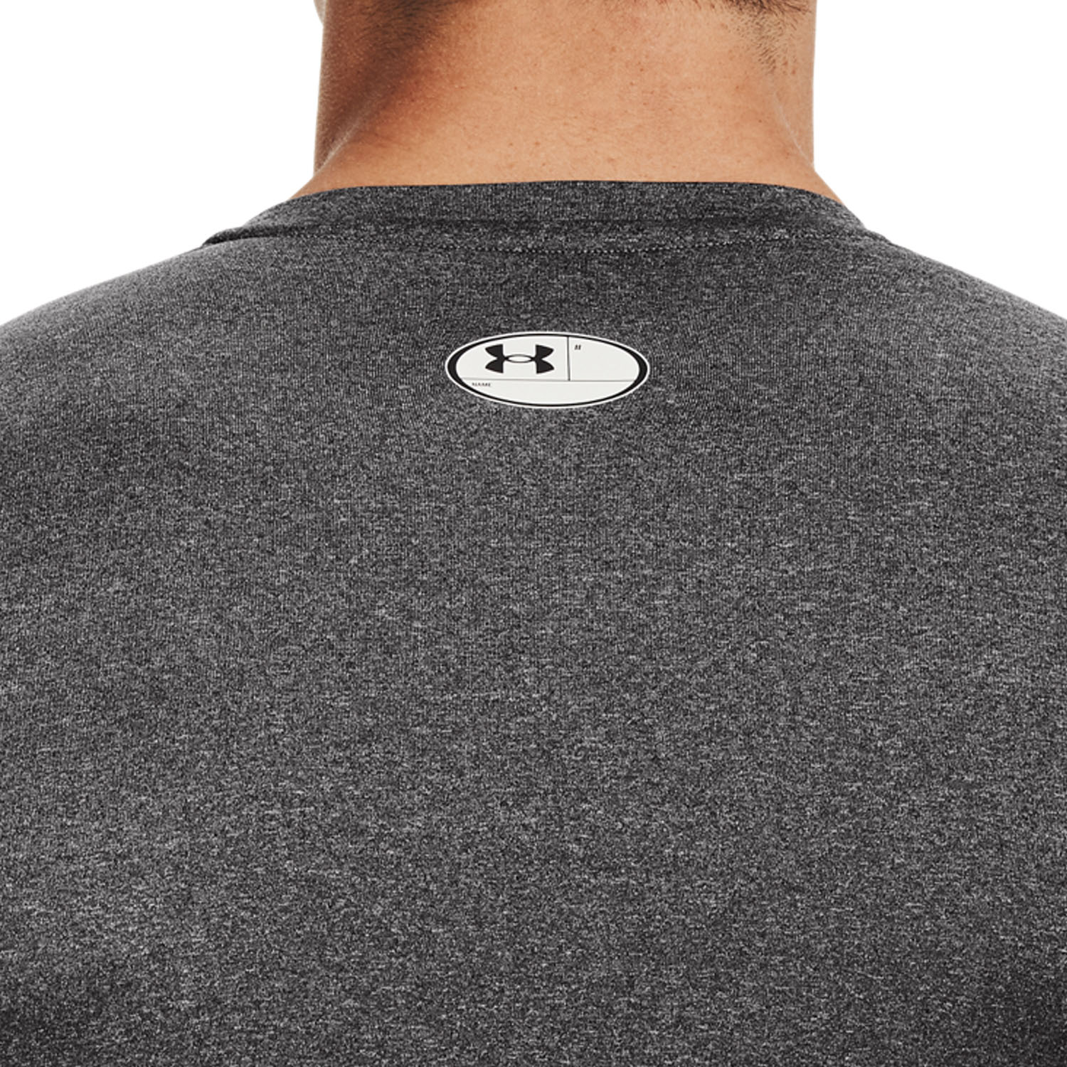 Under Armour HeatGear Compression Maglia - Carbon Heather/Black