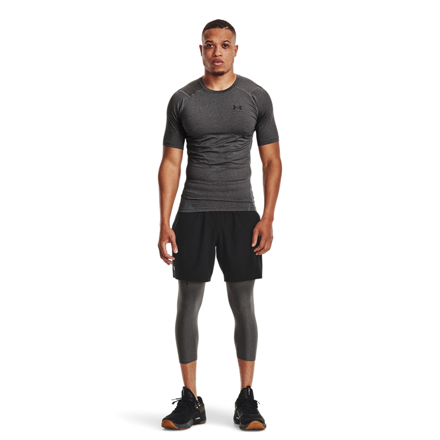 Under Armour HeatGear Maglietta Tennis Uomo - Carbon Heather