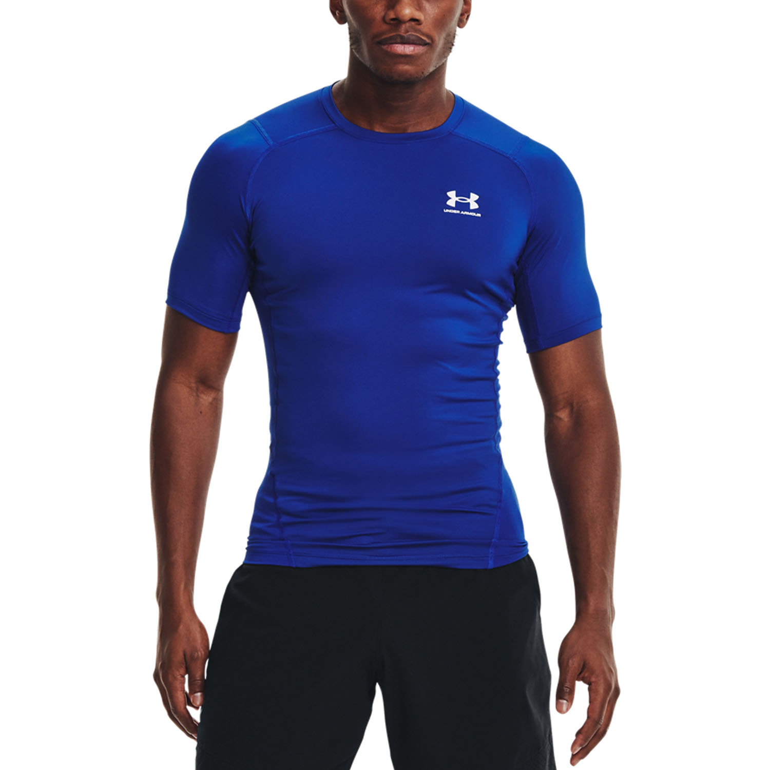 Under Armour HeatGear Maglietta Tennis Uomo Royal White