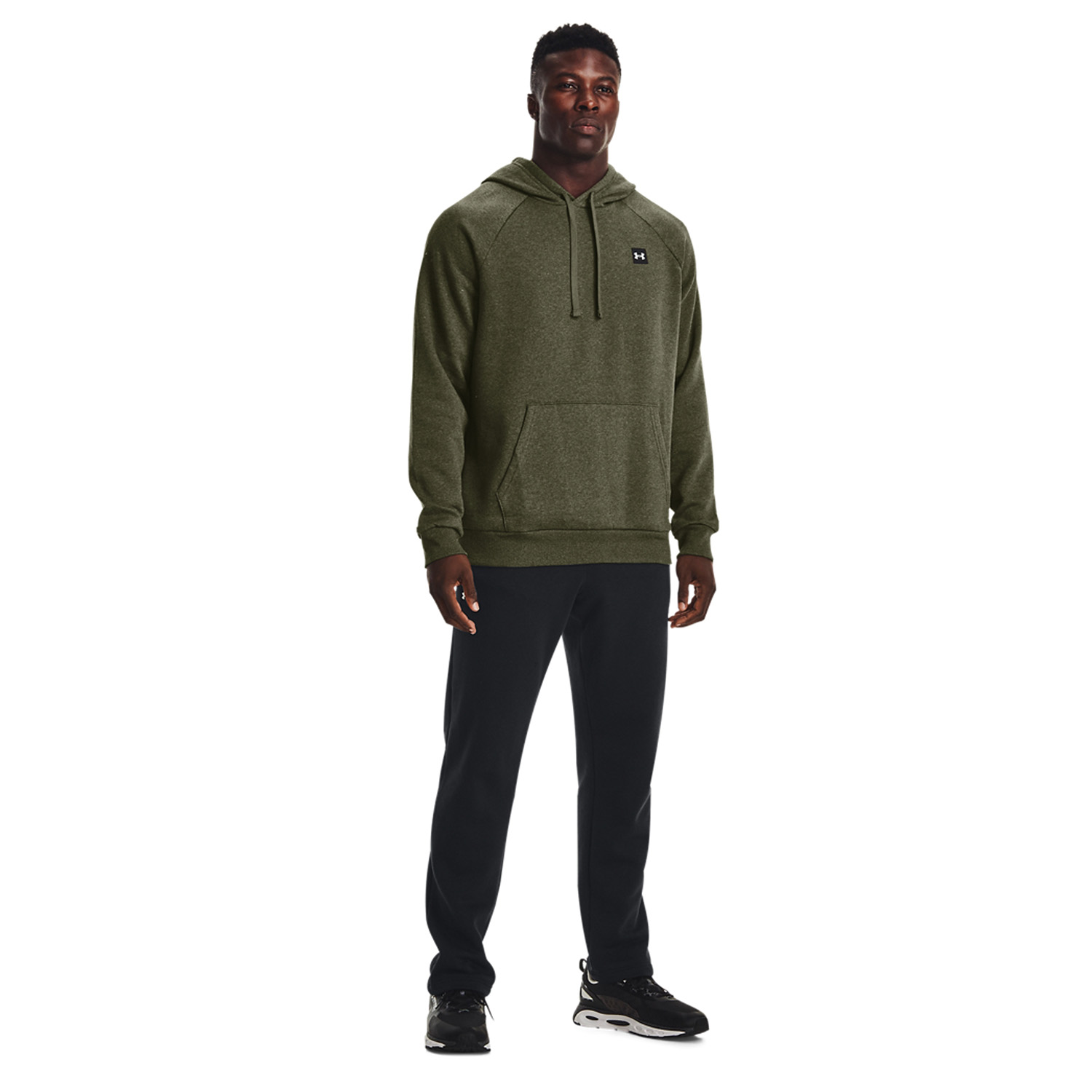 Under Armour Rival Fleece Men's Tennis Hoodie - Marine Od Green