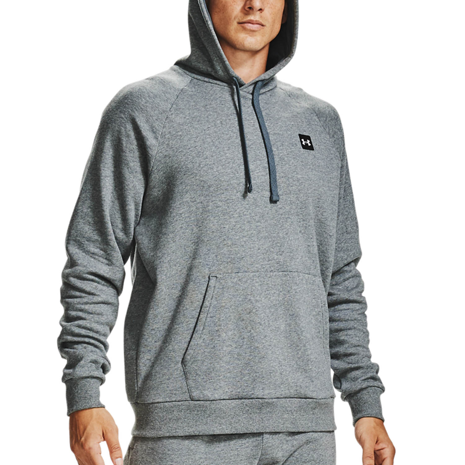 Under Armour Rival Fleece Men's Tennis Hoodie Pitch Gray Light