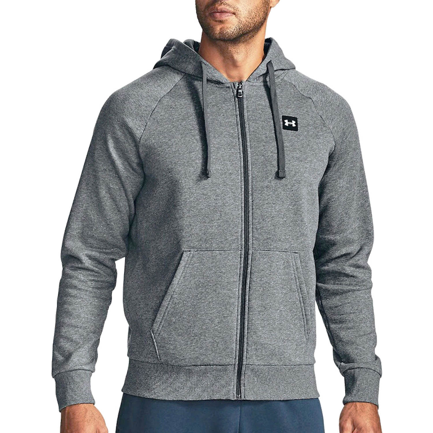 Under Armour Rival Fleece Men's Tennis Hoodie - Pitch Gray Light