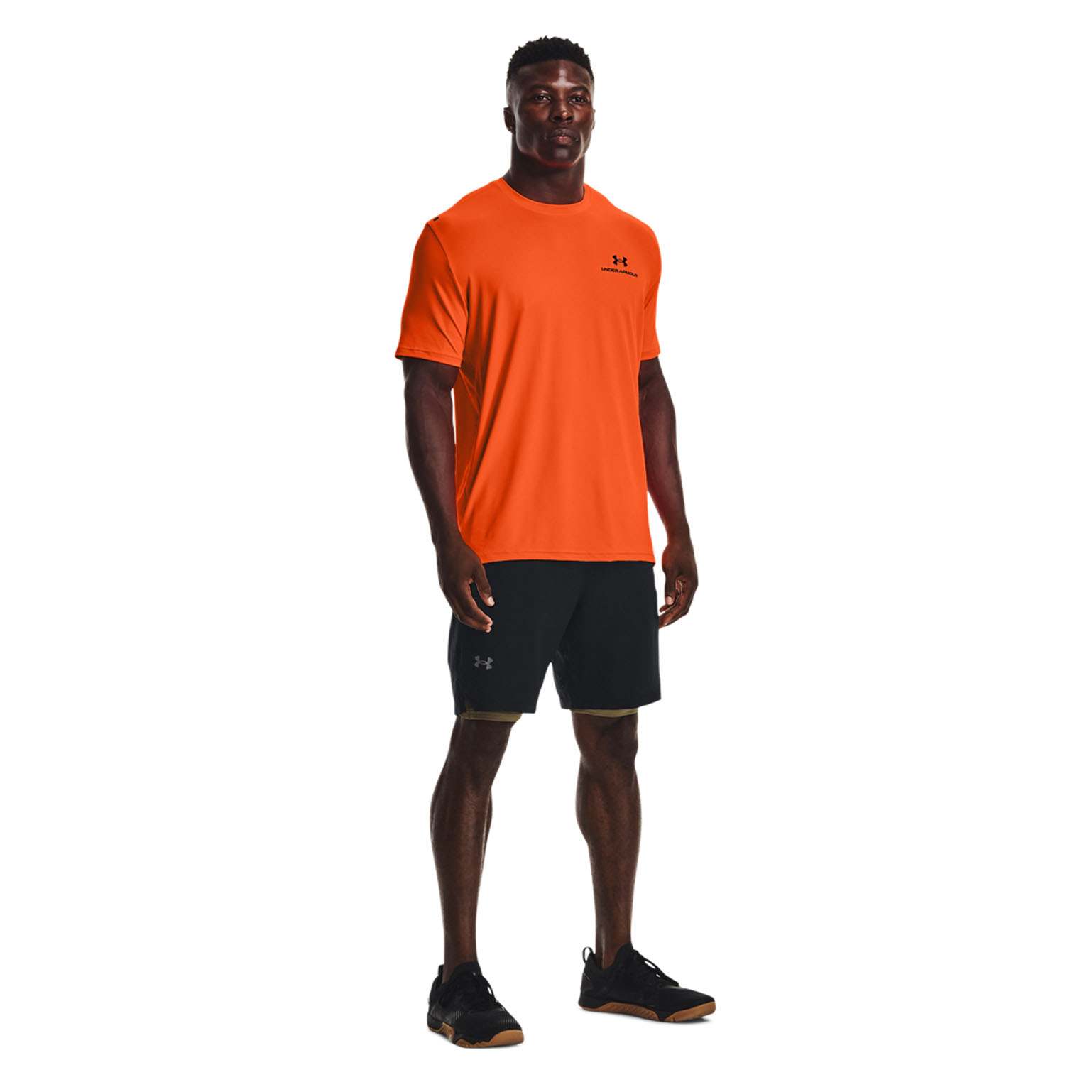 Under Armour Rush Energy Men's Tennis T-Shirt - Blaze Orange