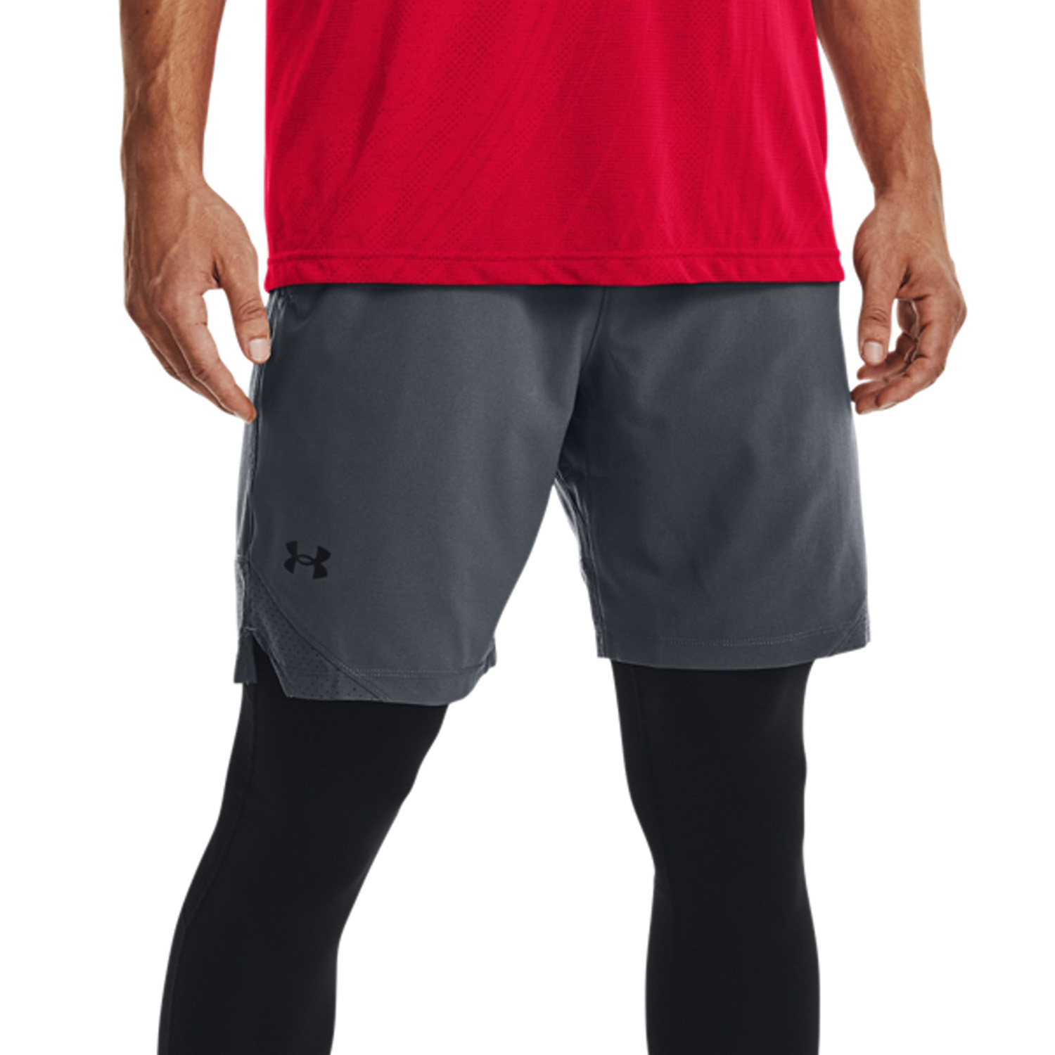 Under Armour Vanish Woven 8in Shorts - Pitch Gray/Black