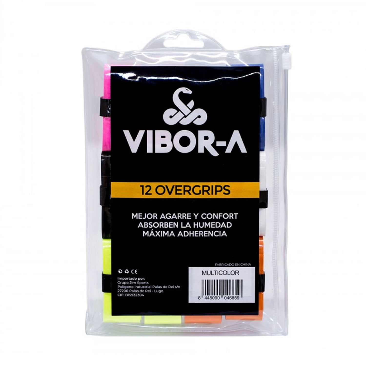 Vibor-A Logo x 12 Overgrip - Multicolor