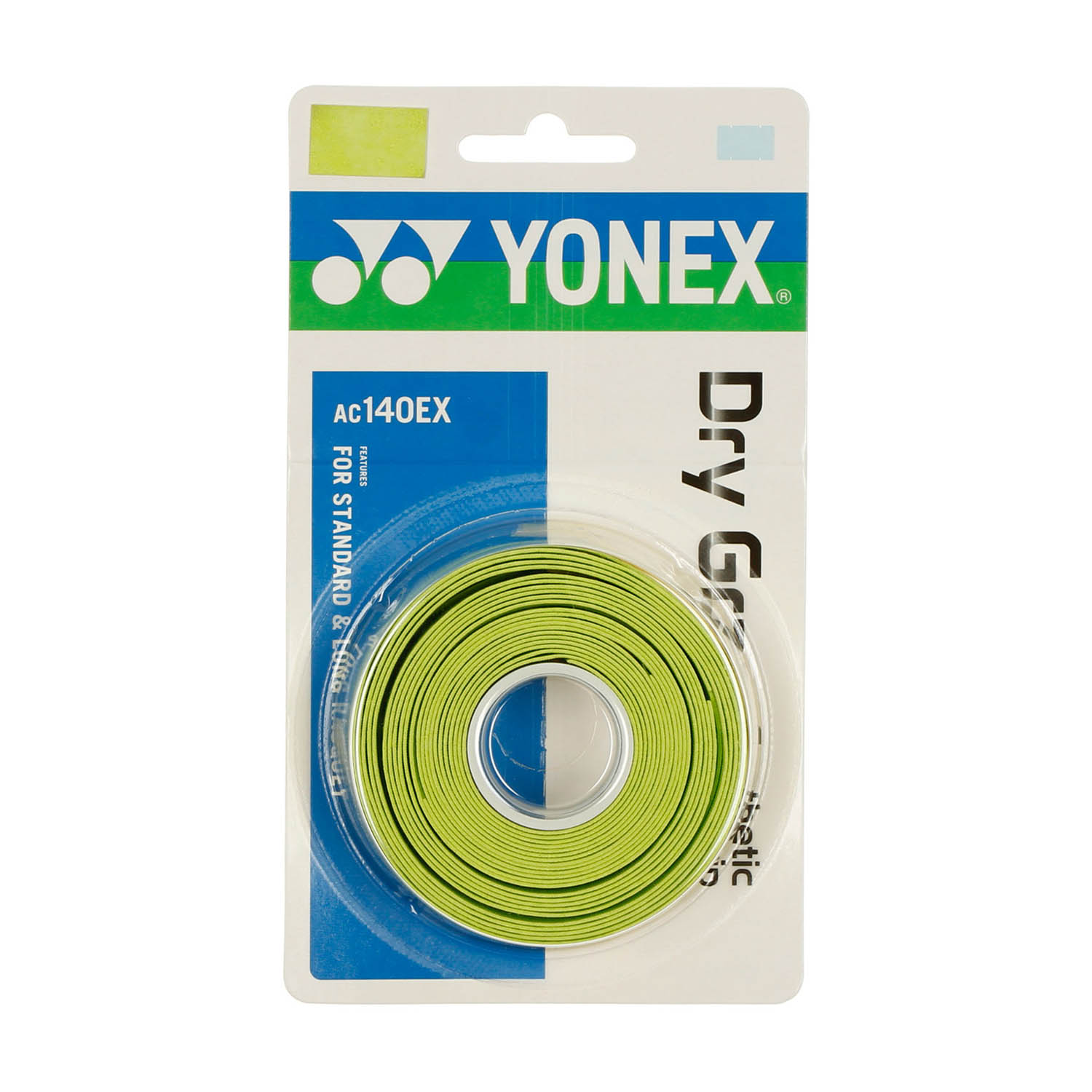 Yonex Dry Grap Overgrip x 3 - Verde Lime