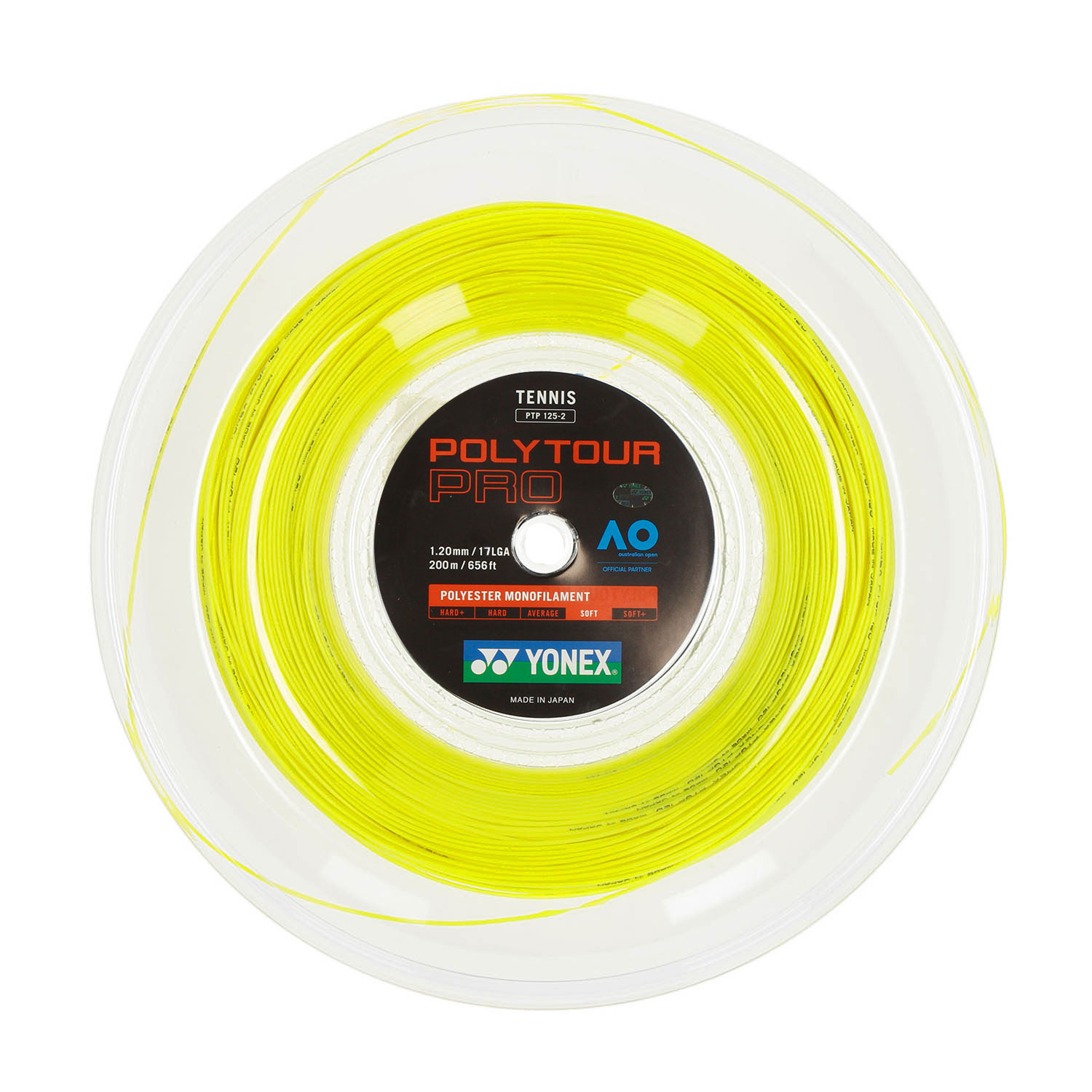 Yonex PolyTour Pro 1.20 Matassa 200 m - Flash Yellow