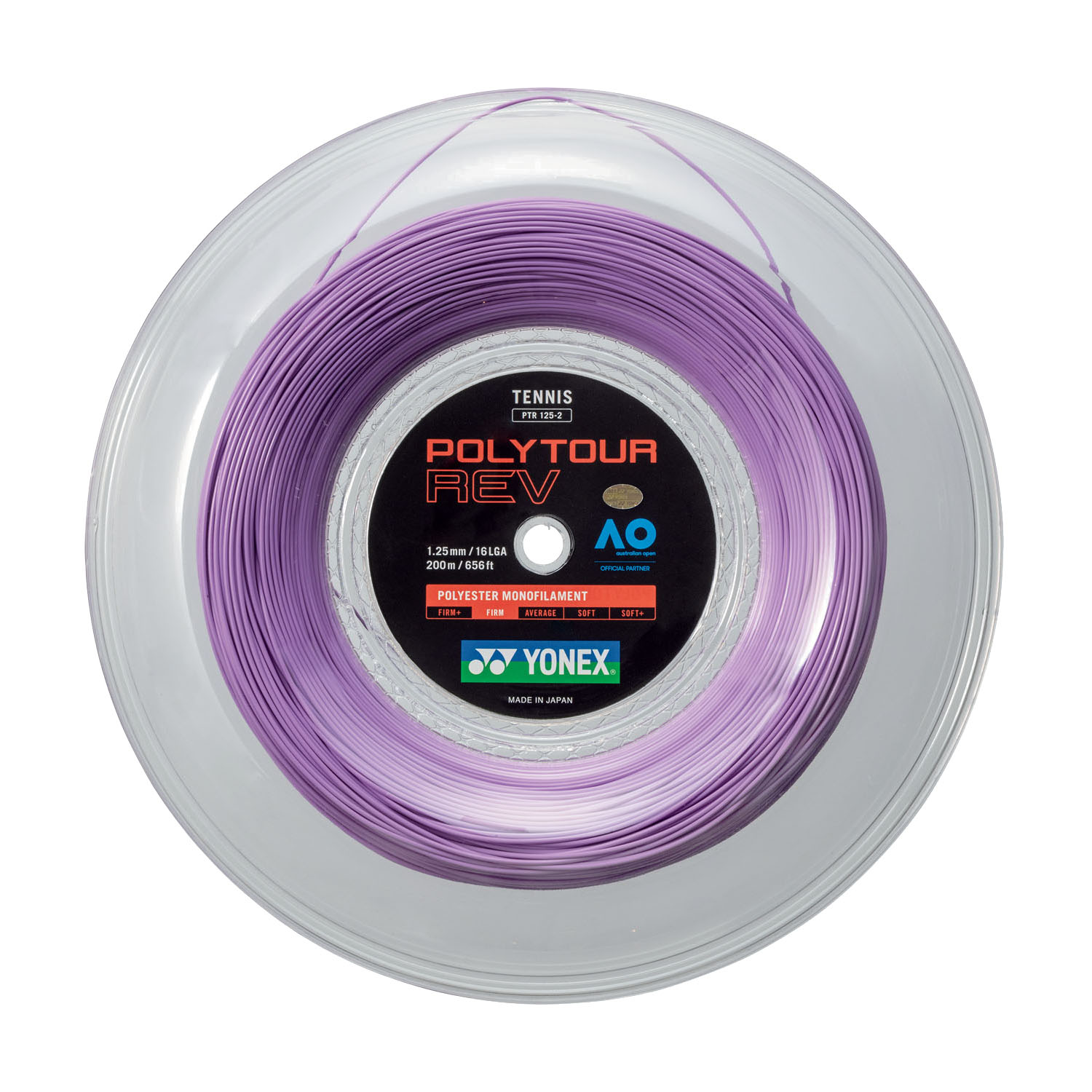 Yonex PolyTour Rev 1.25 Matassa 200 m - Purple