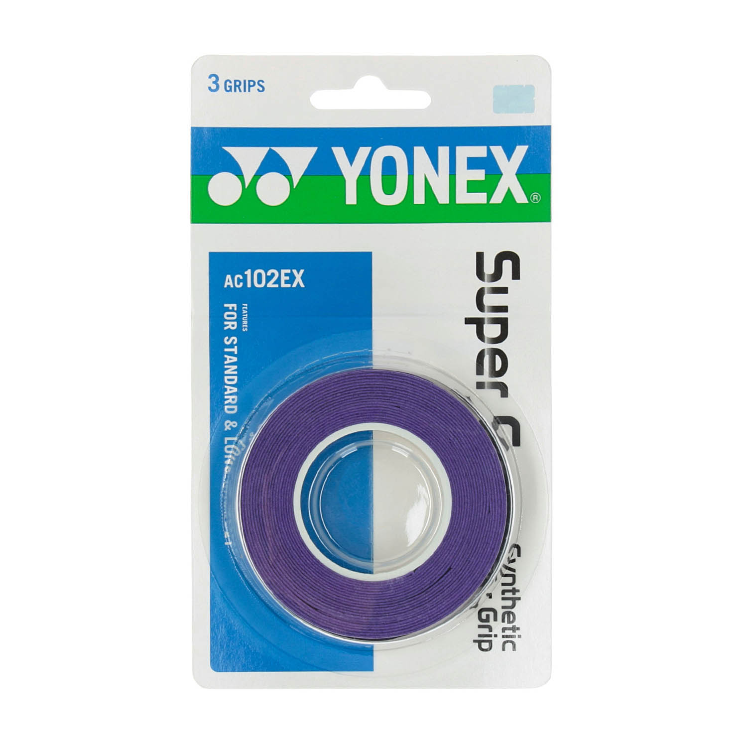 Yonex Super Grap x 3 Overgrip - Purple