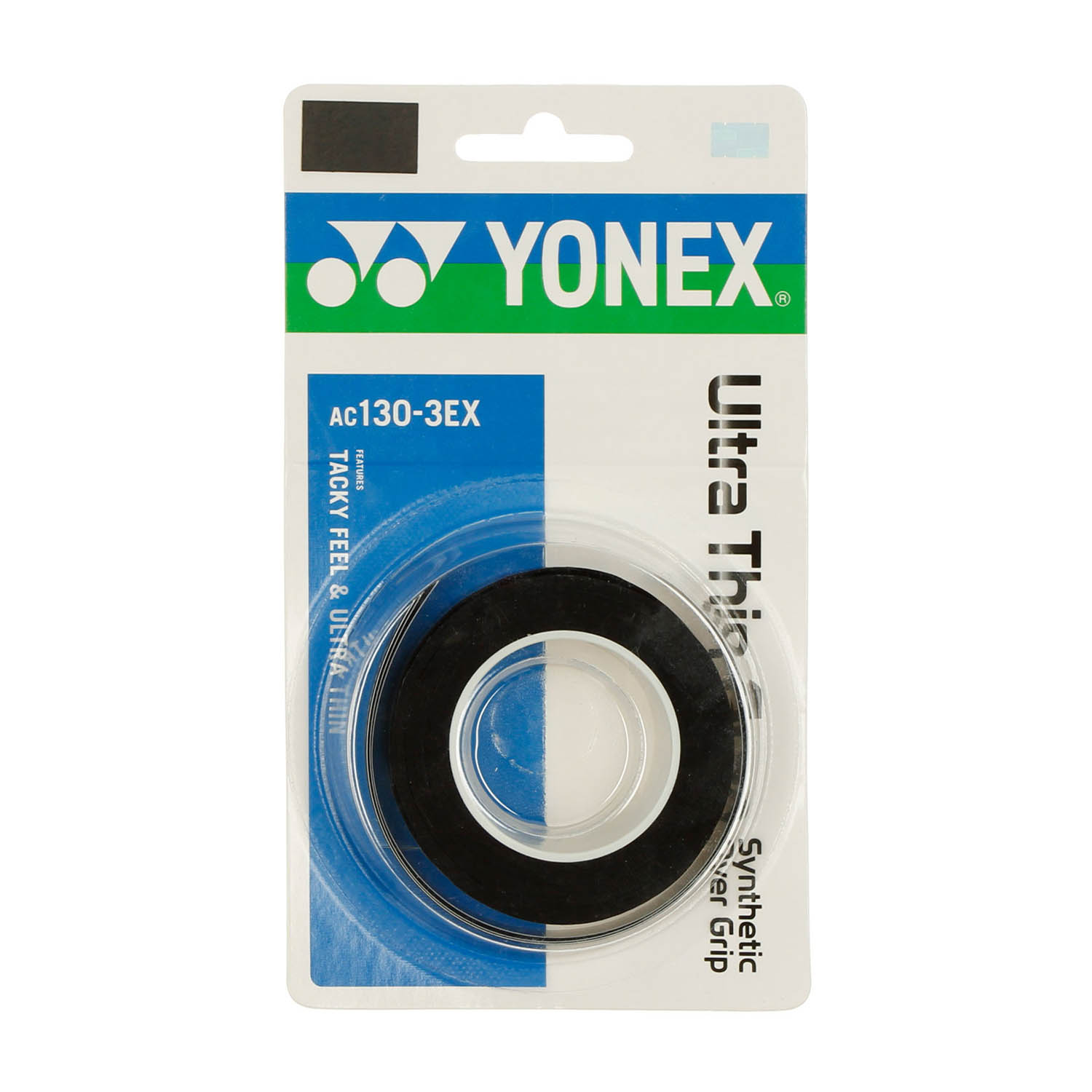 Yonex Ultra Thin Grap Overgrip x 3 - Nero
