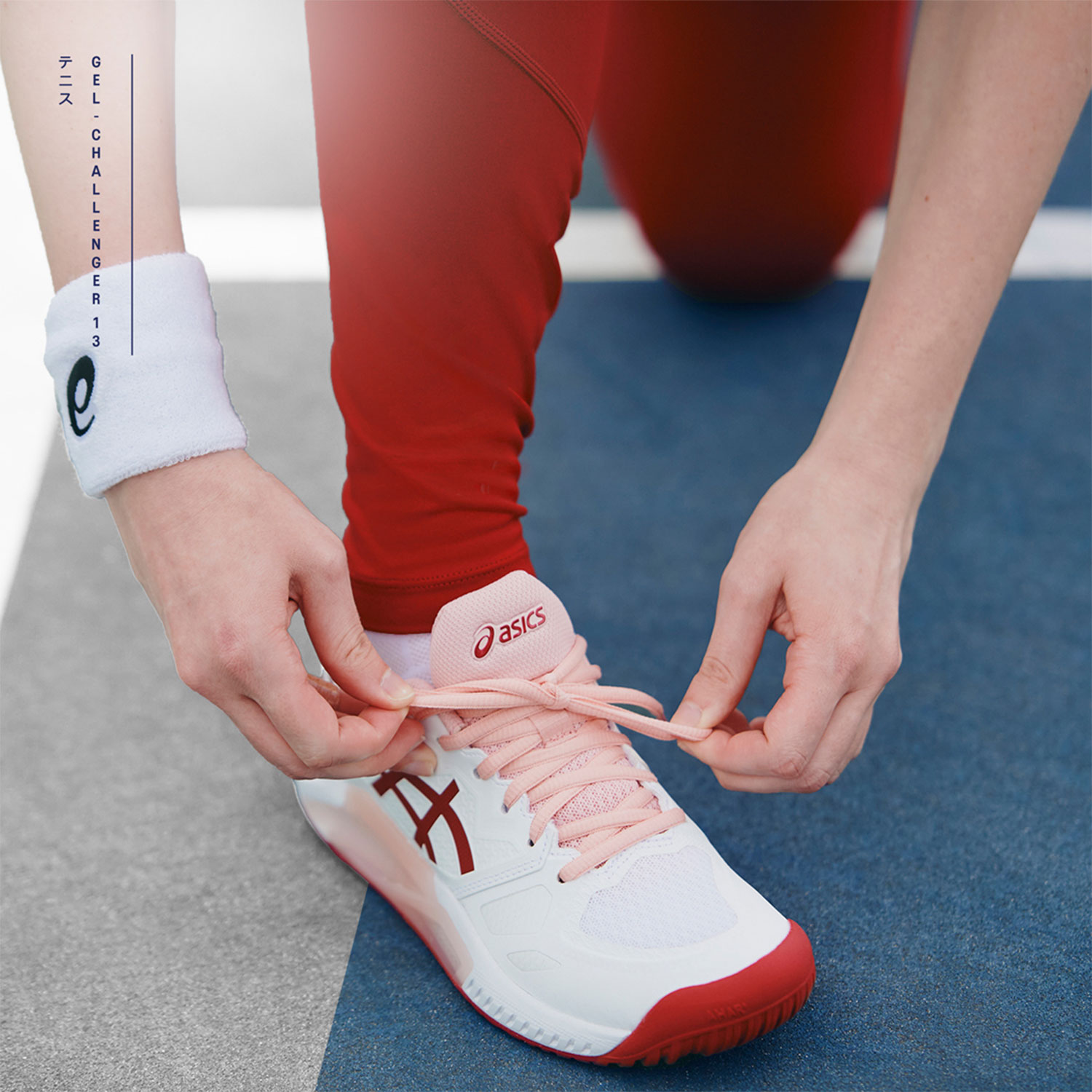 Asics Gel Challenger 13 Women's Tennis Shoes - White/Cranberry