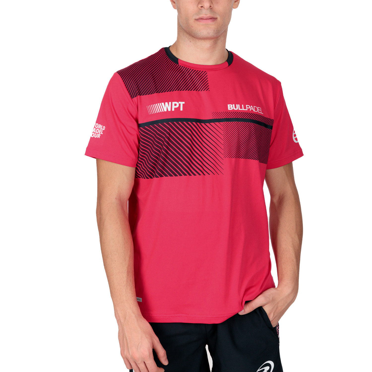 Bullpadel Redullu WPT T-Shirt - Carmesi Fluor