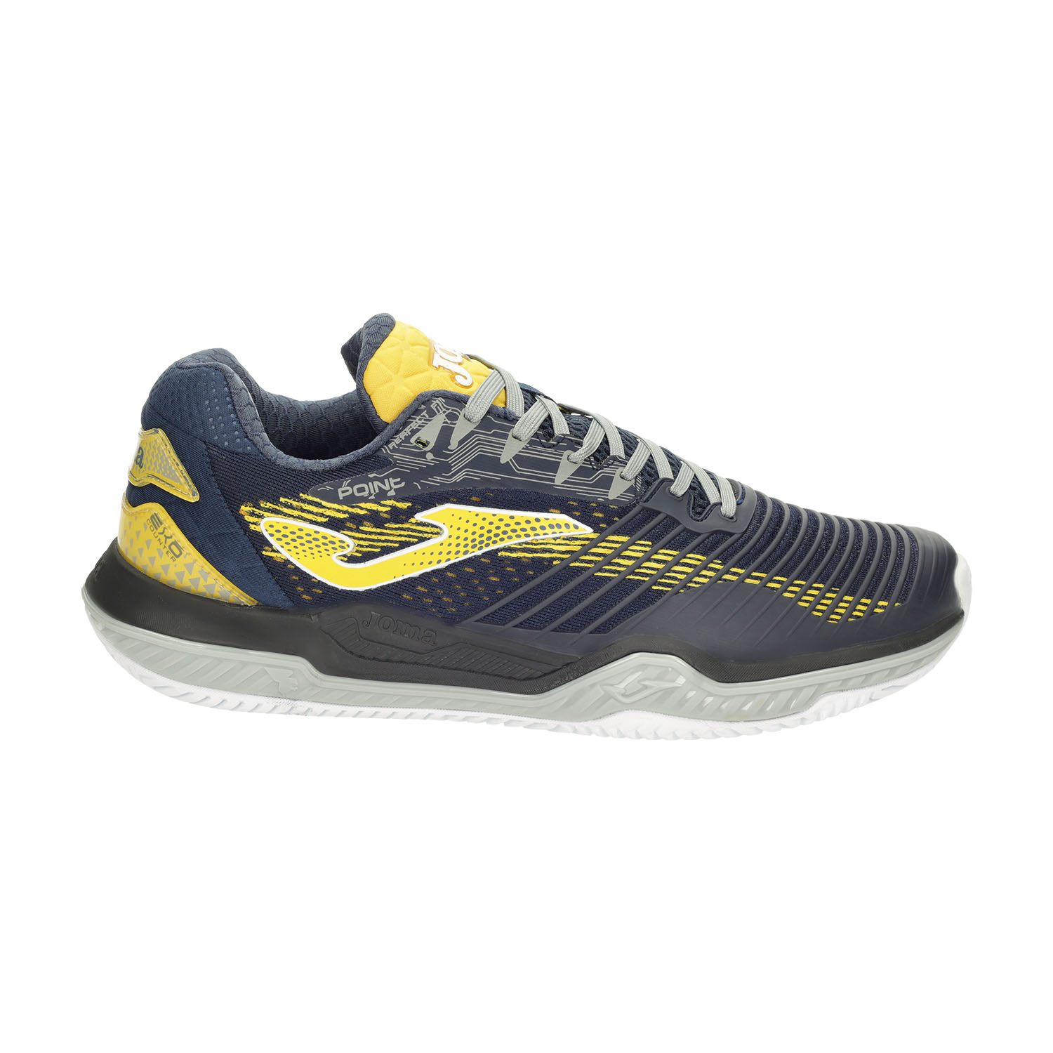 Joma Point Men's Tennis Shoes - Navy/Gold