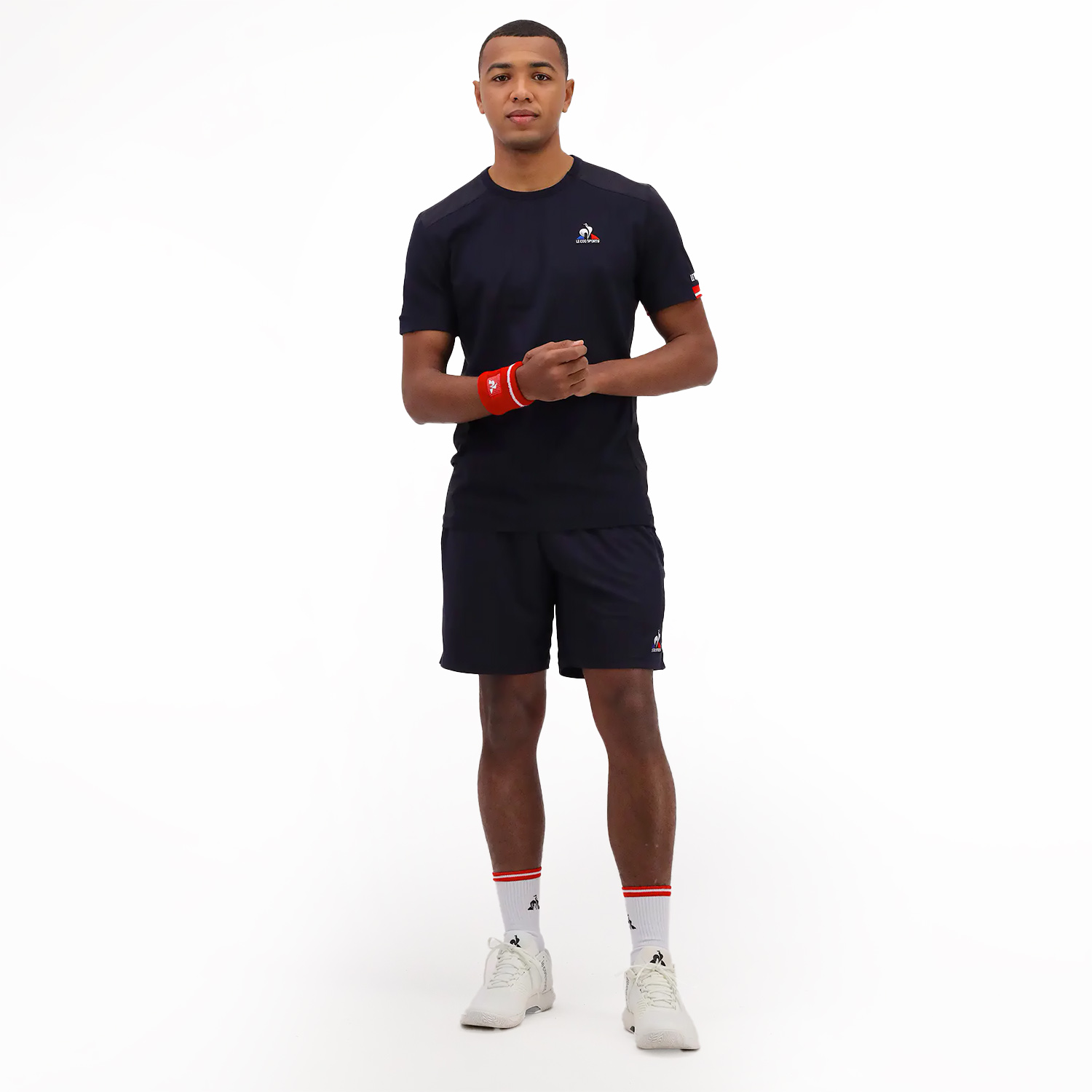 Le Coq Sportif Performance Men's Tennis T-Shirt Sky Captain