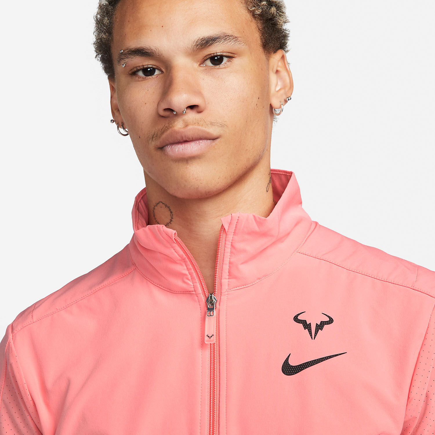 Nike Court Dri-FIT Rafa Men's Tennis Jacket - Pink Gaze/Black