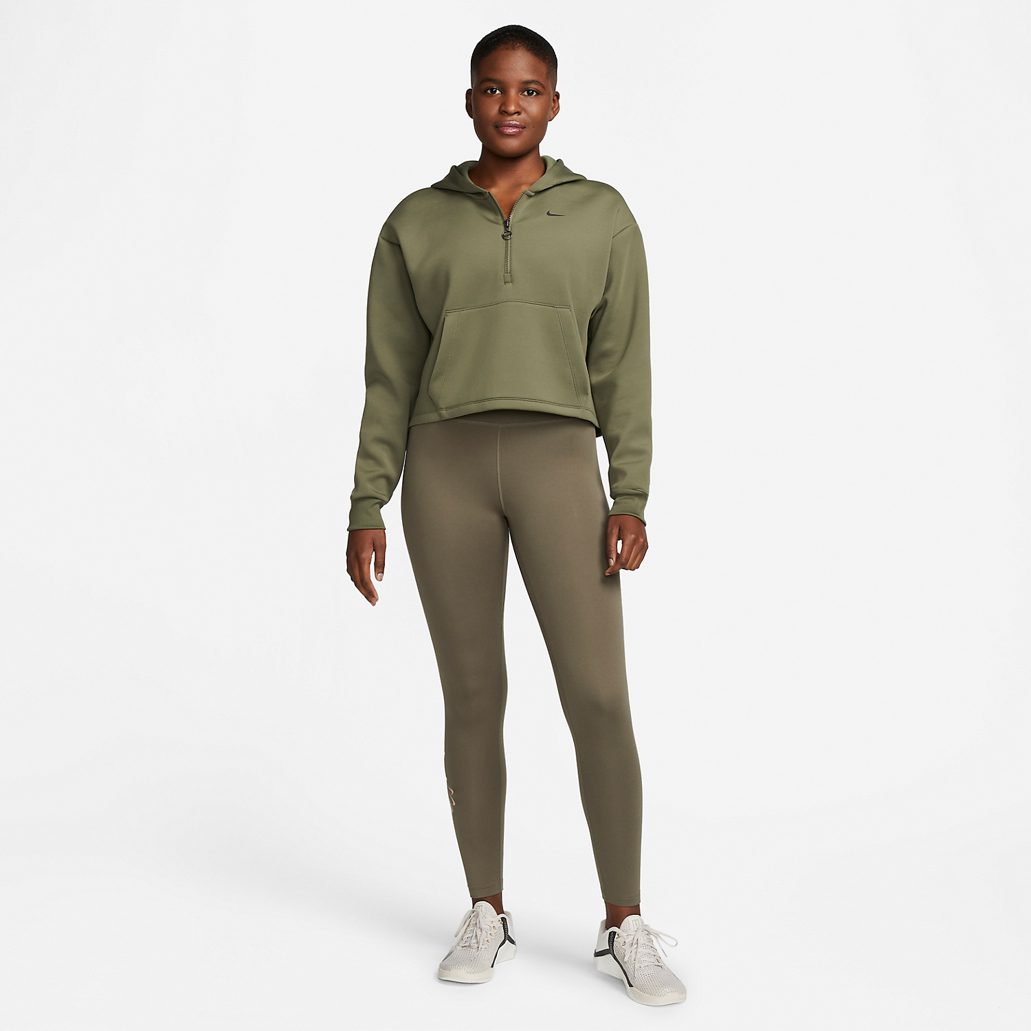 Nike Dri-FIT Performance Women's Tennis Hoodie - Medium Olive