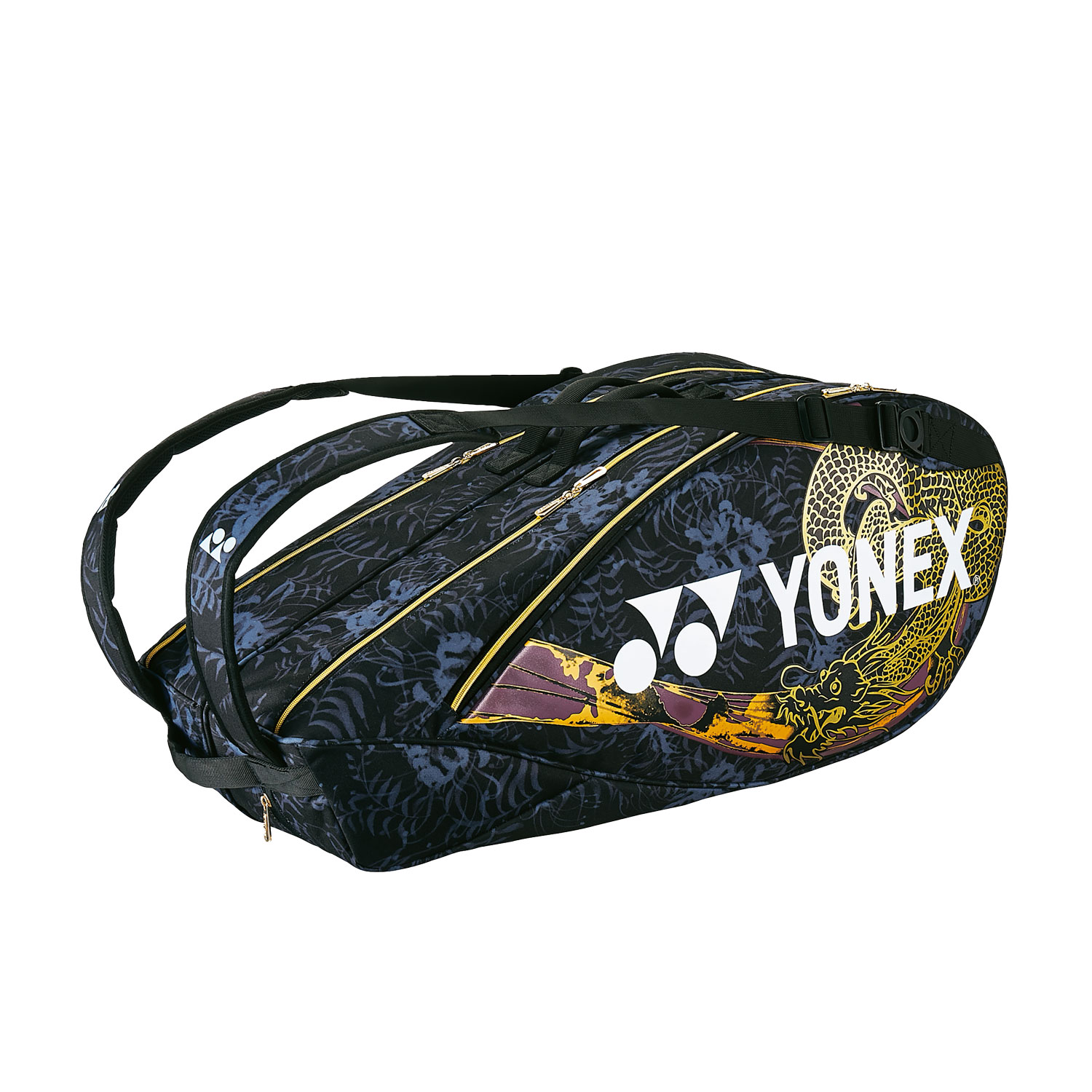 Yonex Pro Osaka x 6 Tennis Bag - Gold/Purple